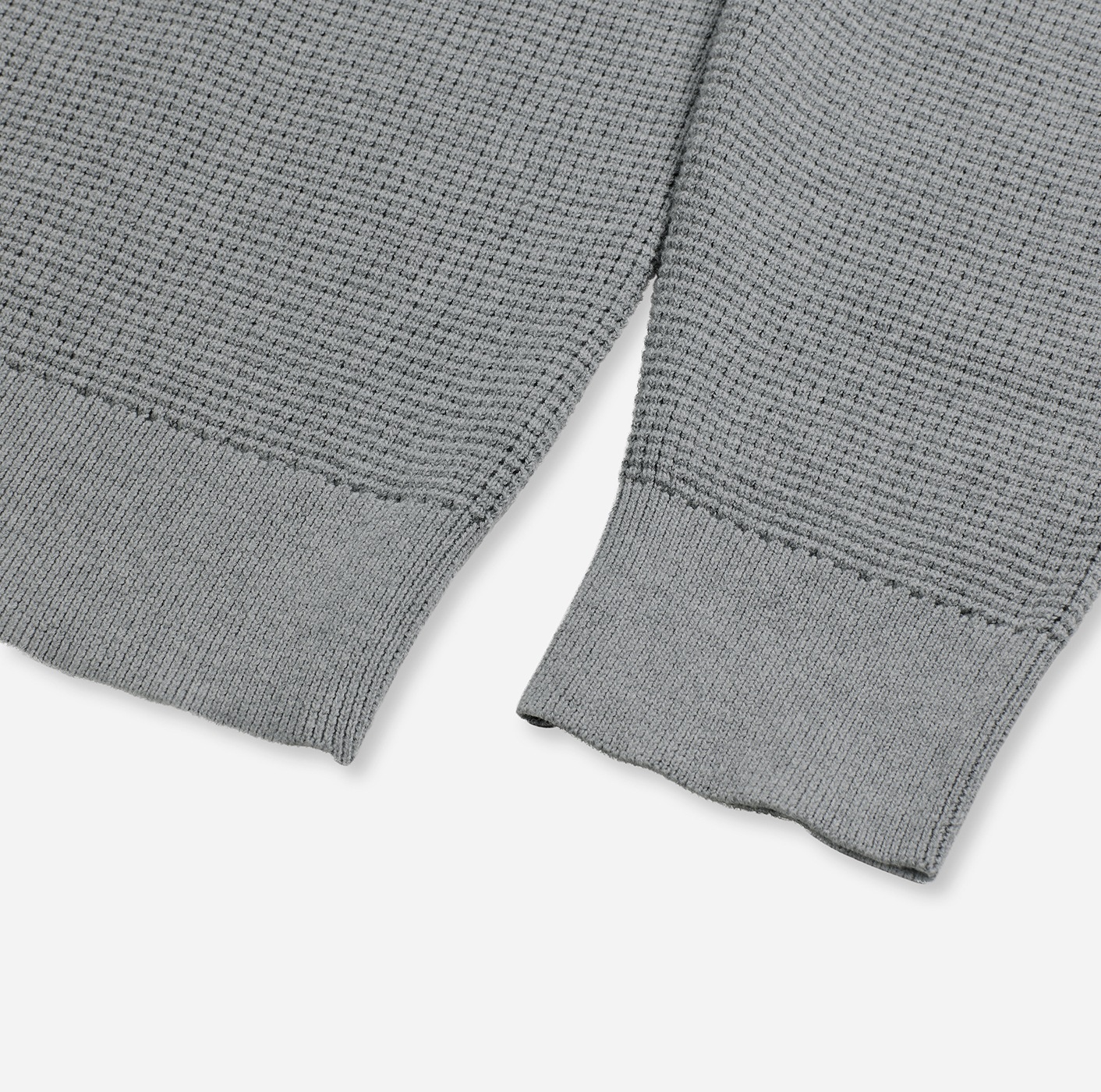 OLYMP Rundhalspullover »Waffle Structure« Rundhals, casual, unifarben, regular fit