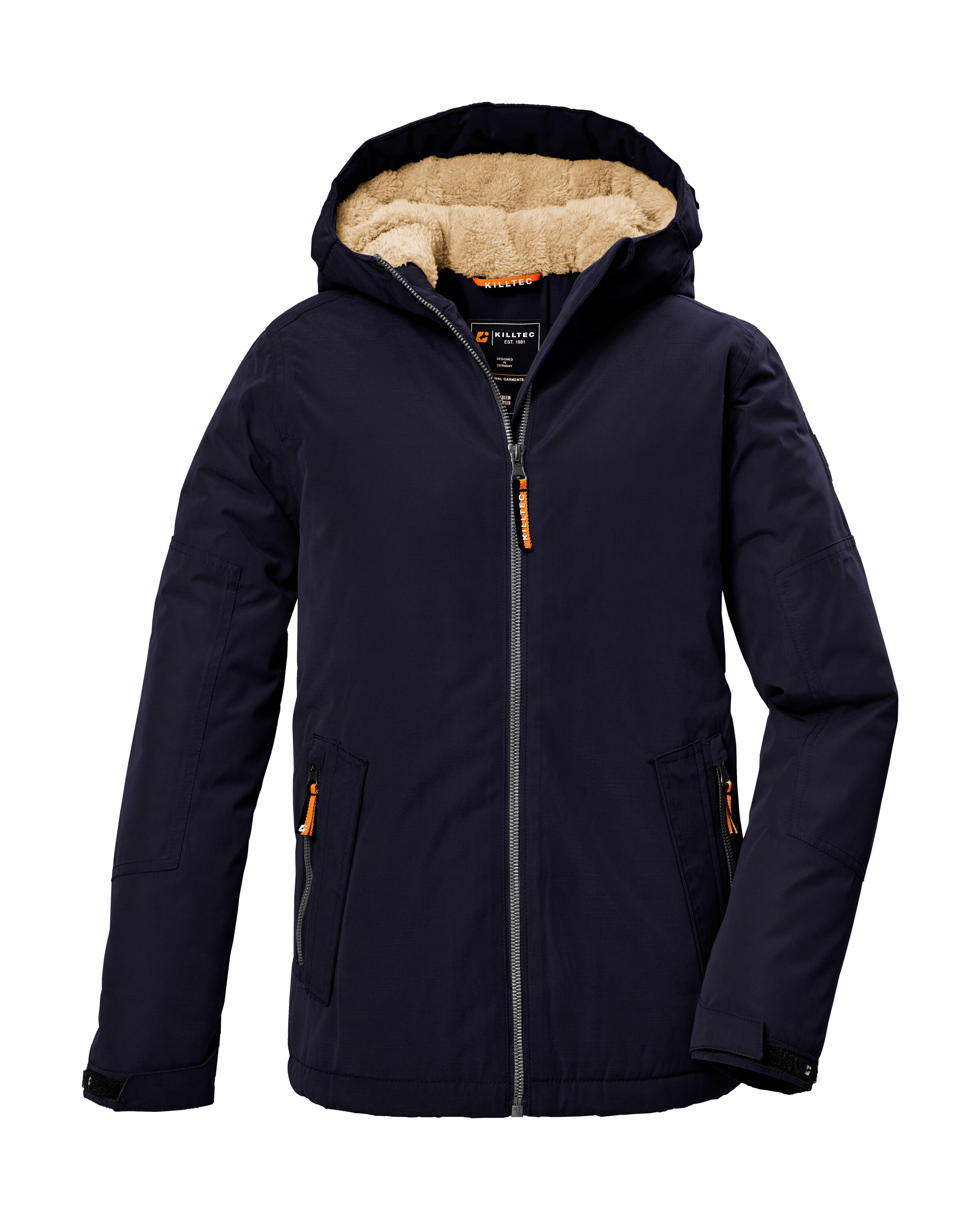 Killtec Veste fonctionnelle »KOW 377 BYS JCKT« Wasserdichte Funktionsjacke mit Kapuze, warmem Futter und Kinnschutz