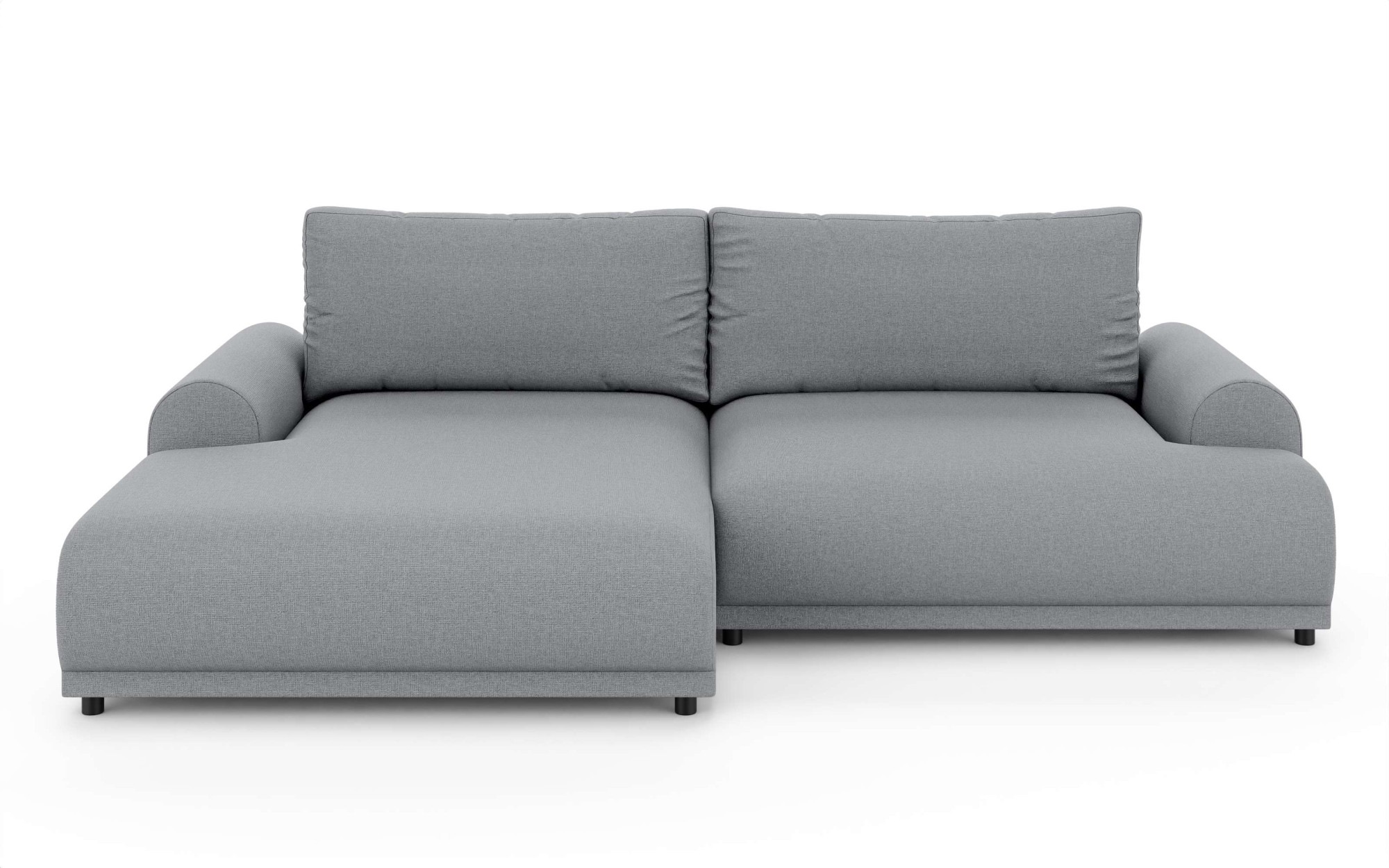 INOSIGN Canapé d'angle »Marsby, mit Bettfunktion und Bettkasten, Masse: B/H/T 242/65/145 cm« L-Form mit Wellenunterfederung, Recamiere links oder rechts bestellbar