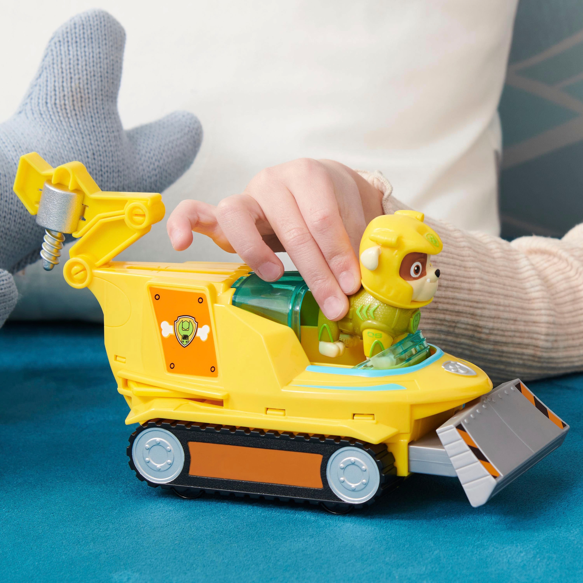 Spin Master Spielzeug-Auto »Paw Patrol - Aqua Pups - Basic Themed Vehicles Solid Rubble« mit Funktionen