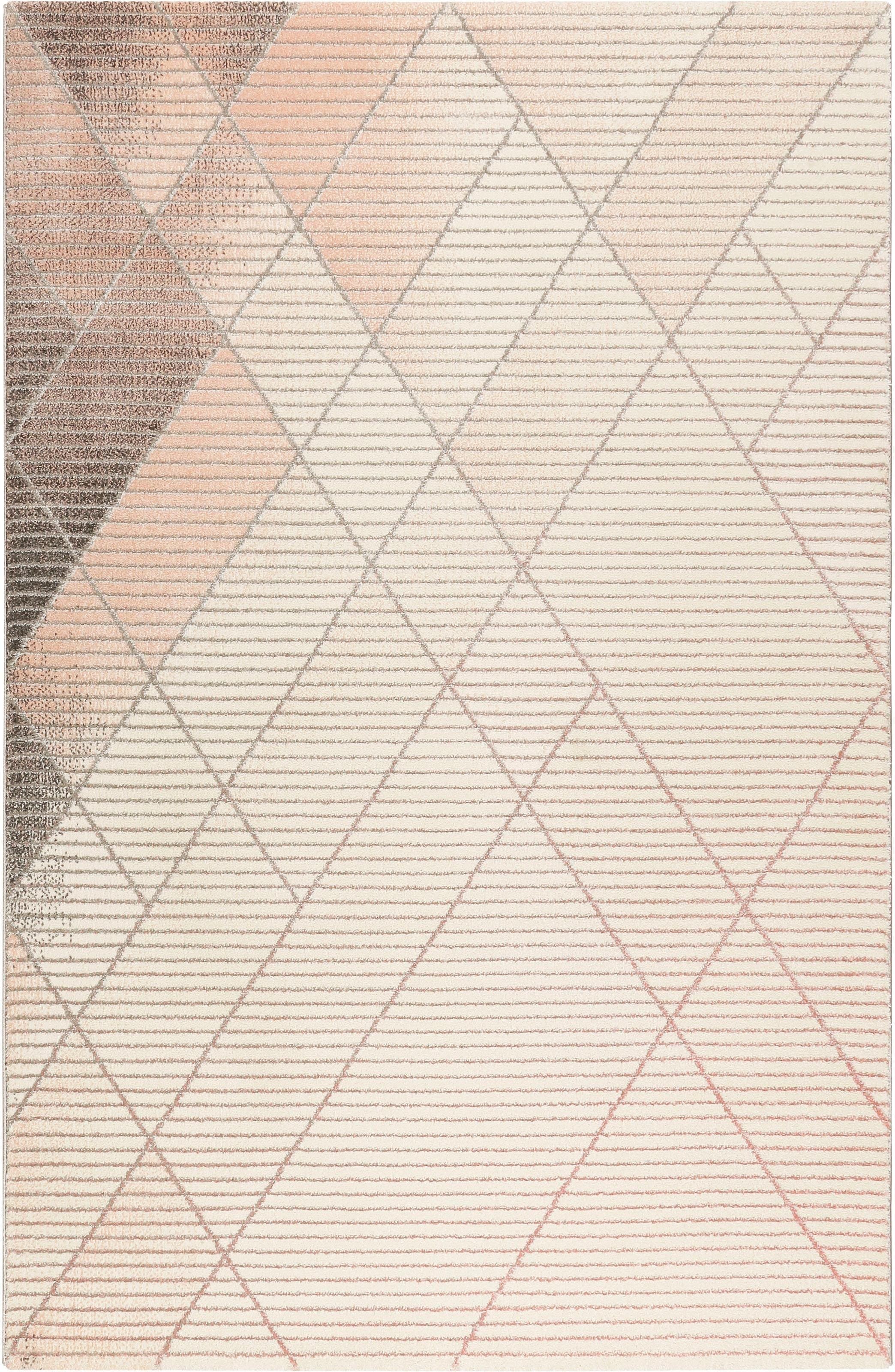 Wecon home Teppich »Velvet Walk« rechteckig 13 mm Höhe Kurzflor, Wohnzimmer