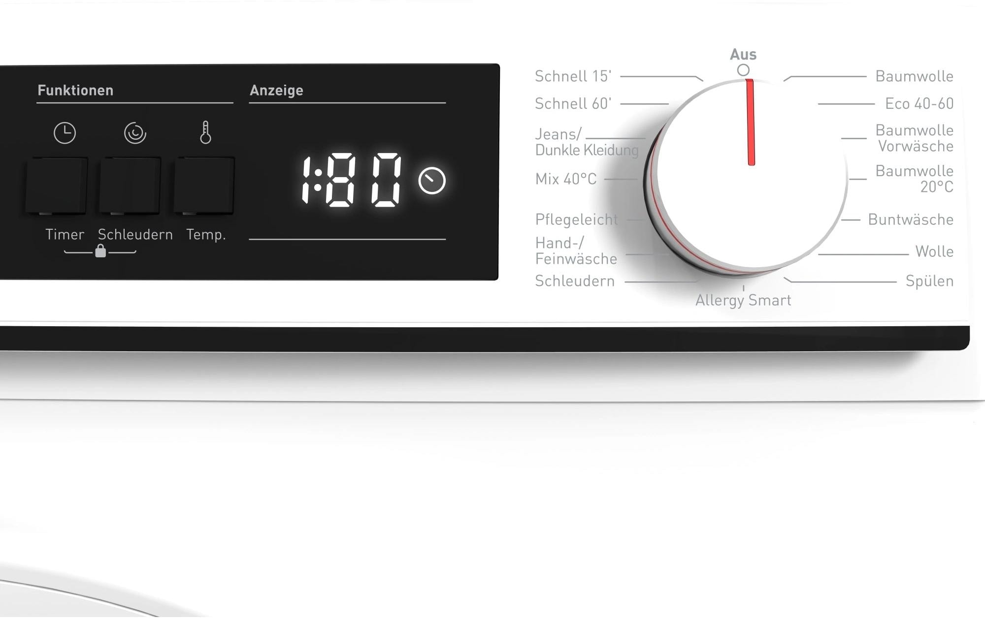   Waschmaschine »ES-NFA714WWNA Links« 7 kg 1400 U/min
