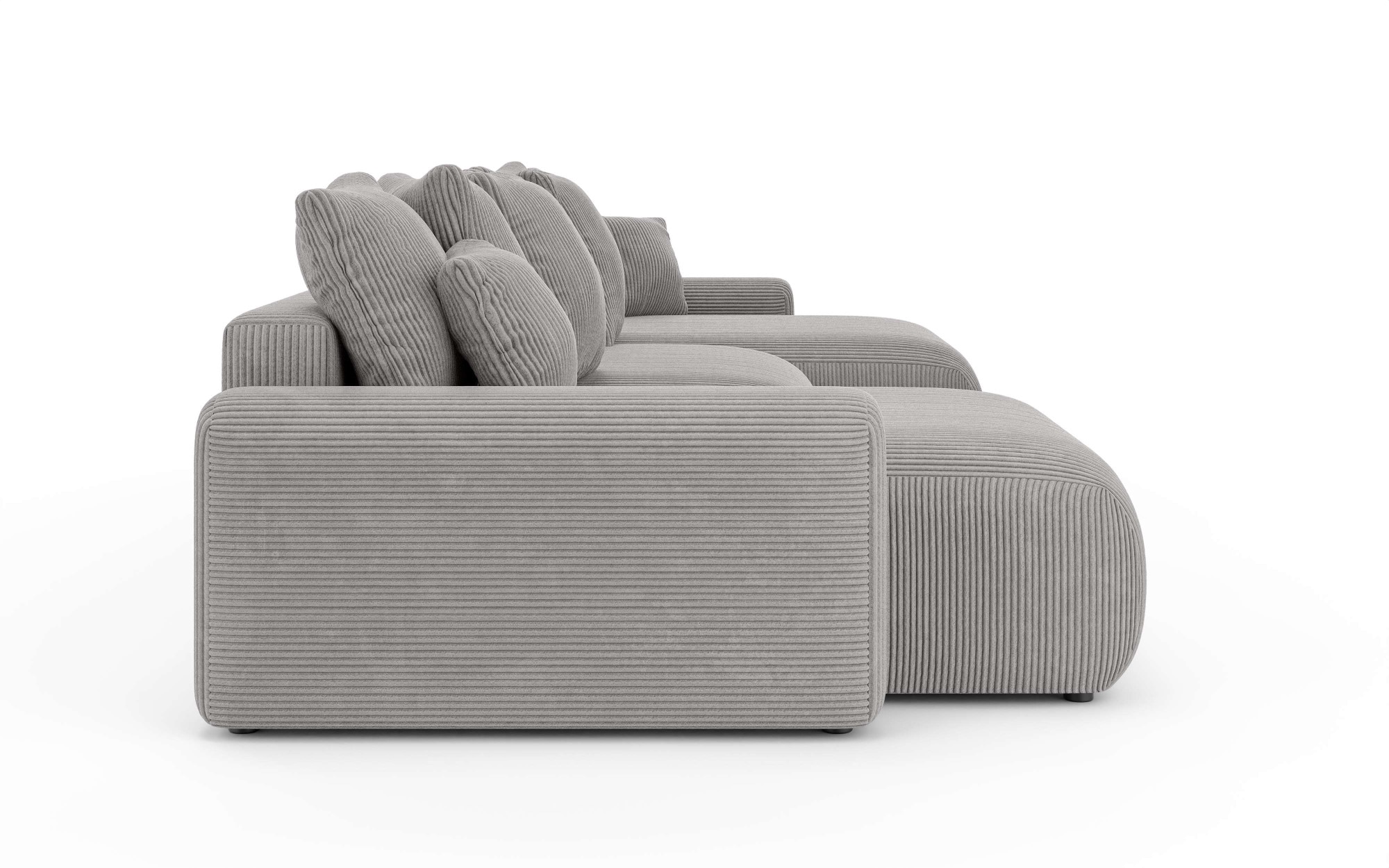 Home affaire Paysage de salon »LAKESIDE mit Bettfunktion und Bettkasten, Masse B/T/H: 332,5/142/84 cm« U‑Form mit vielen Kissen und Wellenunterfederung