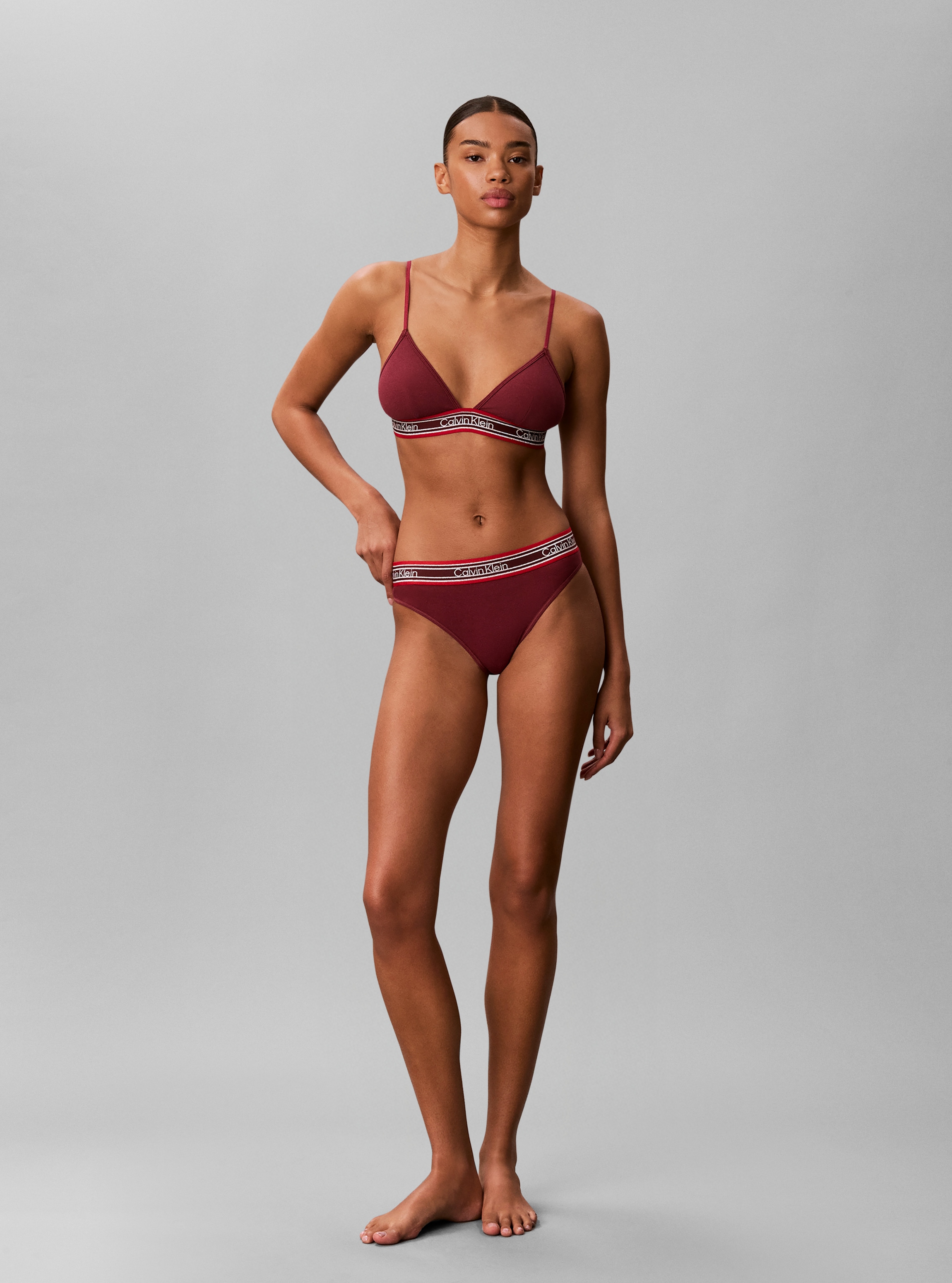 Calvin Klein Underwear Soutien-gorge triangle »LIGHTLY LINED TRIANGLE« mit CK-Logo am Bund