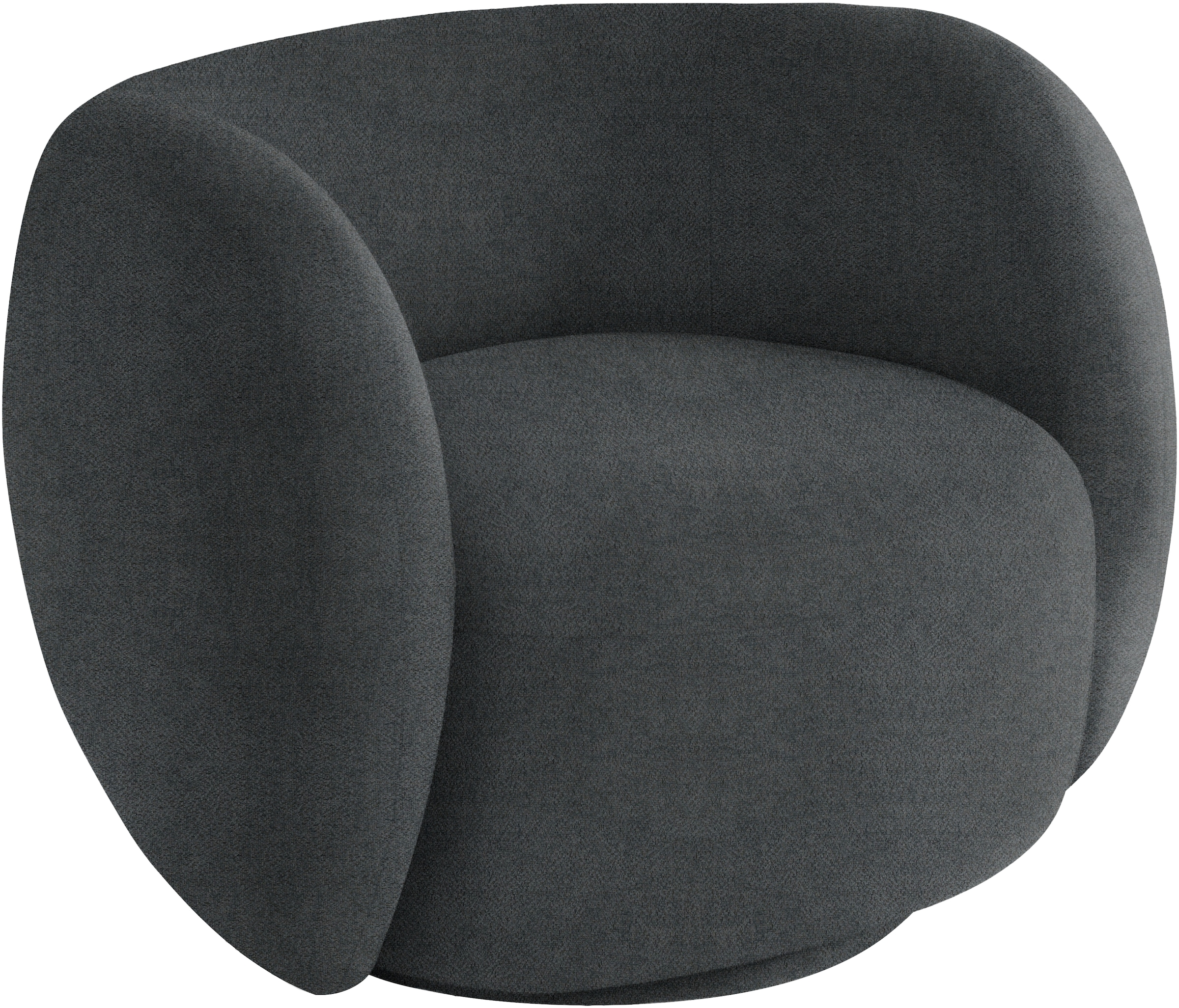 homsy by Ana Johnson Sessel »Pebbla, exklusiver, formschöner Designsessel, Drehsessel« Mit oder ohne Drehfunktion, in Luxus-Microfaser oder Chenille