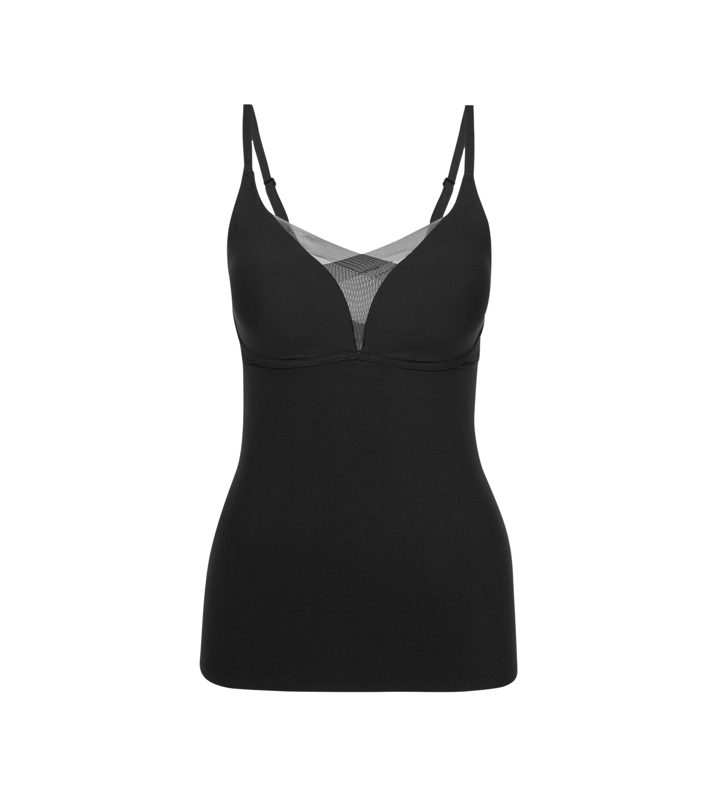 Triumph BH-Hemd »Shape Smart Bra-Shirt« glättend, ohne Bügel, tiefer V-Ausschnitt mit Mesh-Details