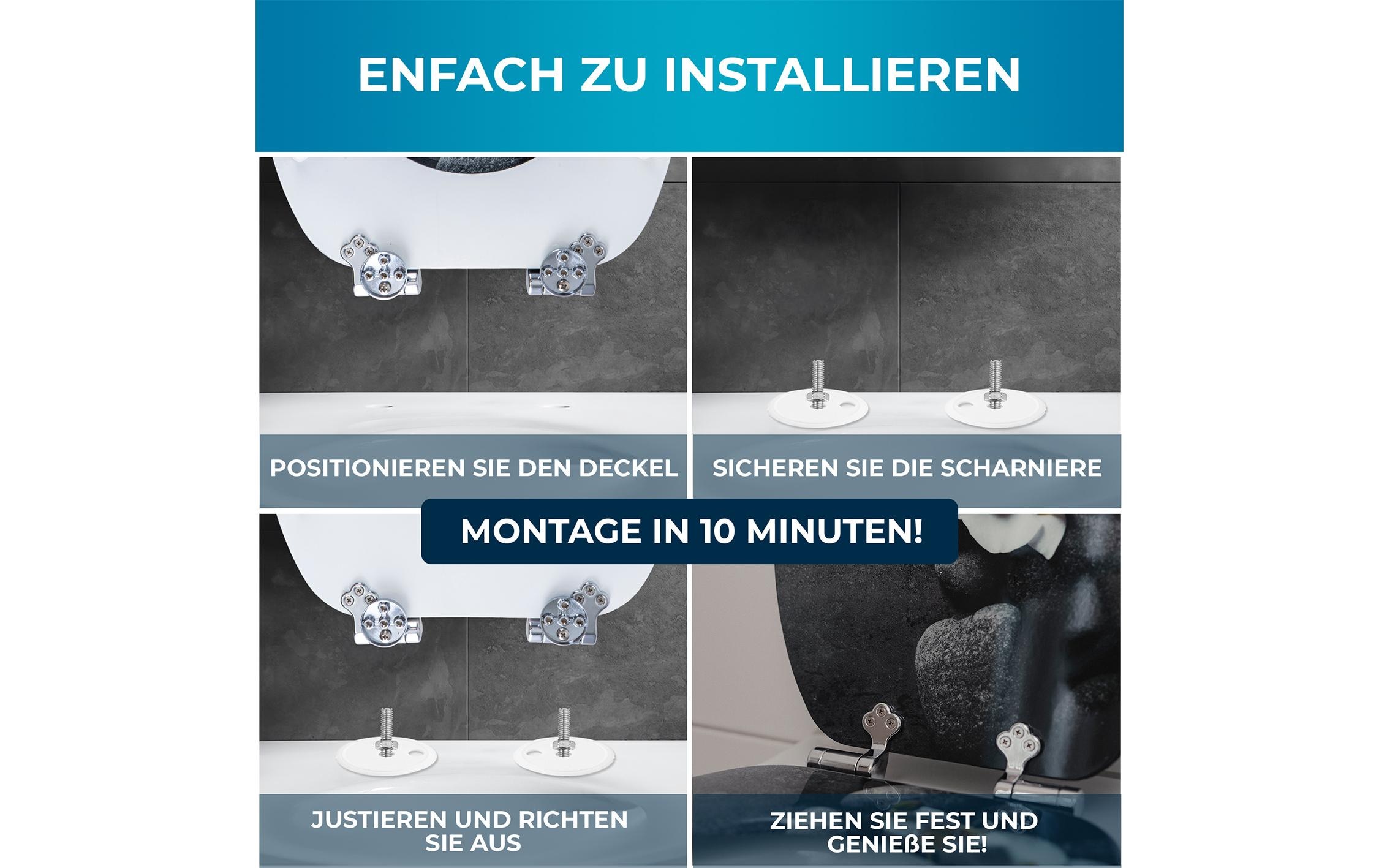   Siège de WC »Benkstein« Holzart: Bambus (China)