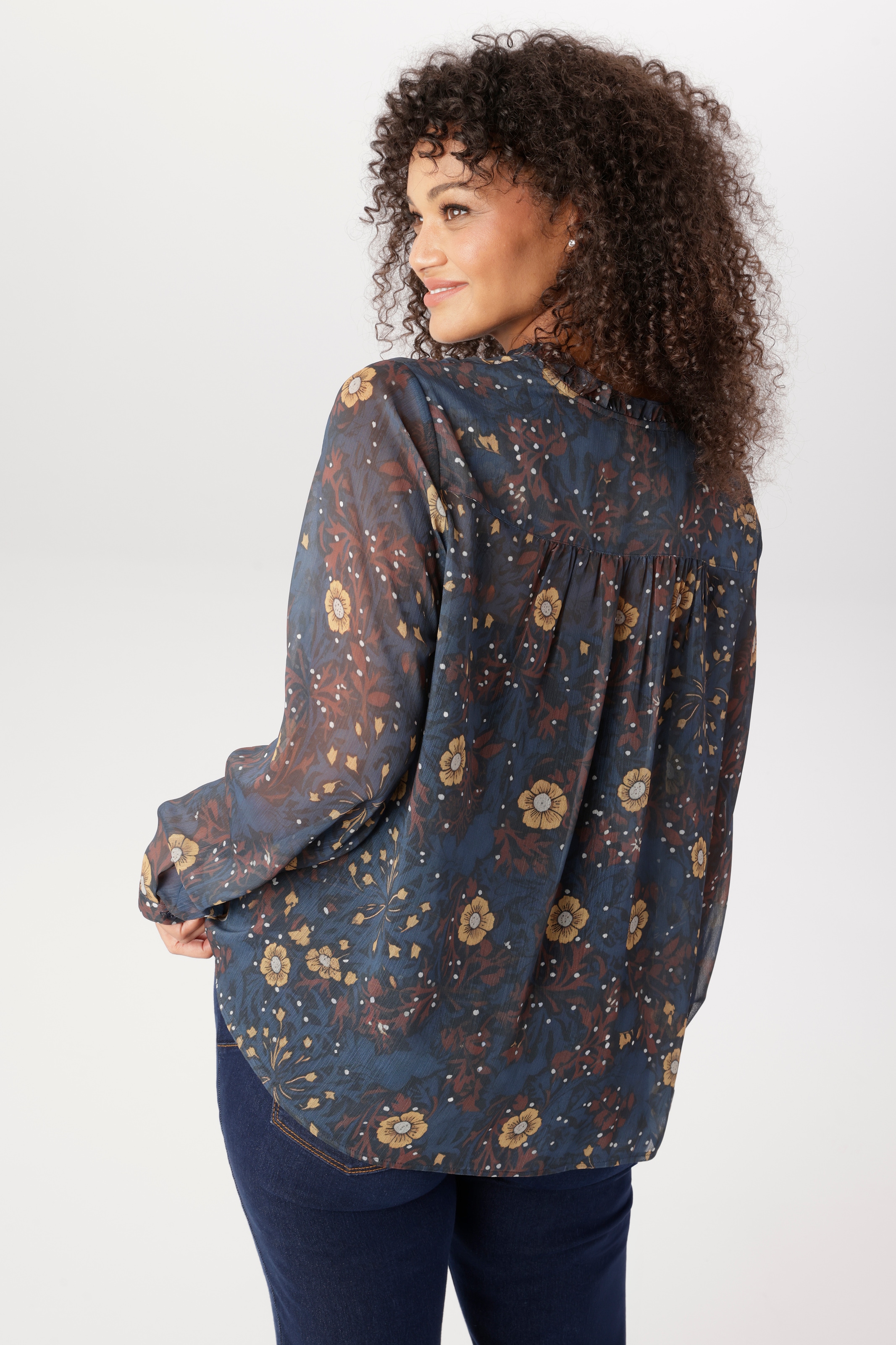 Aniston PLUS Blouse à enfiler avec motif floral - NOUVELLE COLLECTION