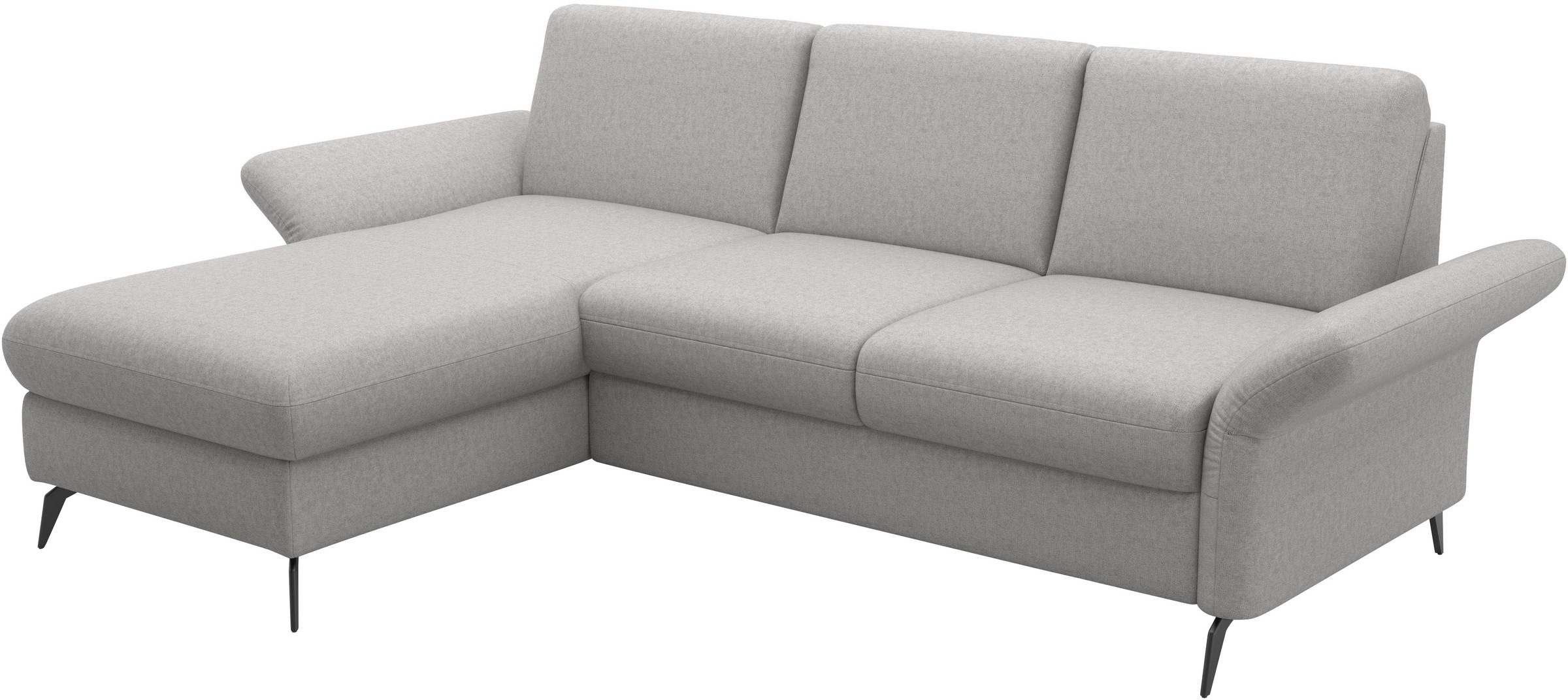 Home affaire Canapé d'angle »Rochelle« wahlweise mit Bettfunktion, Bettkasten und Armteilverstellung