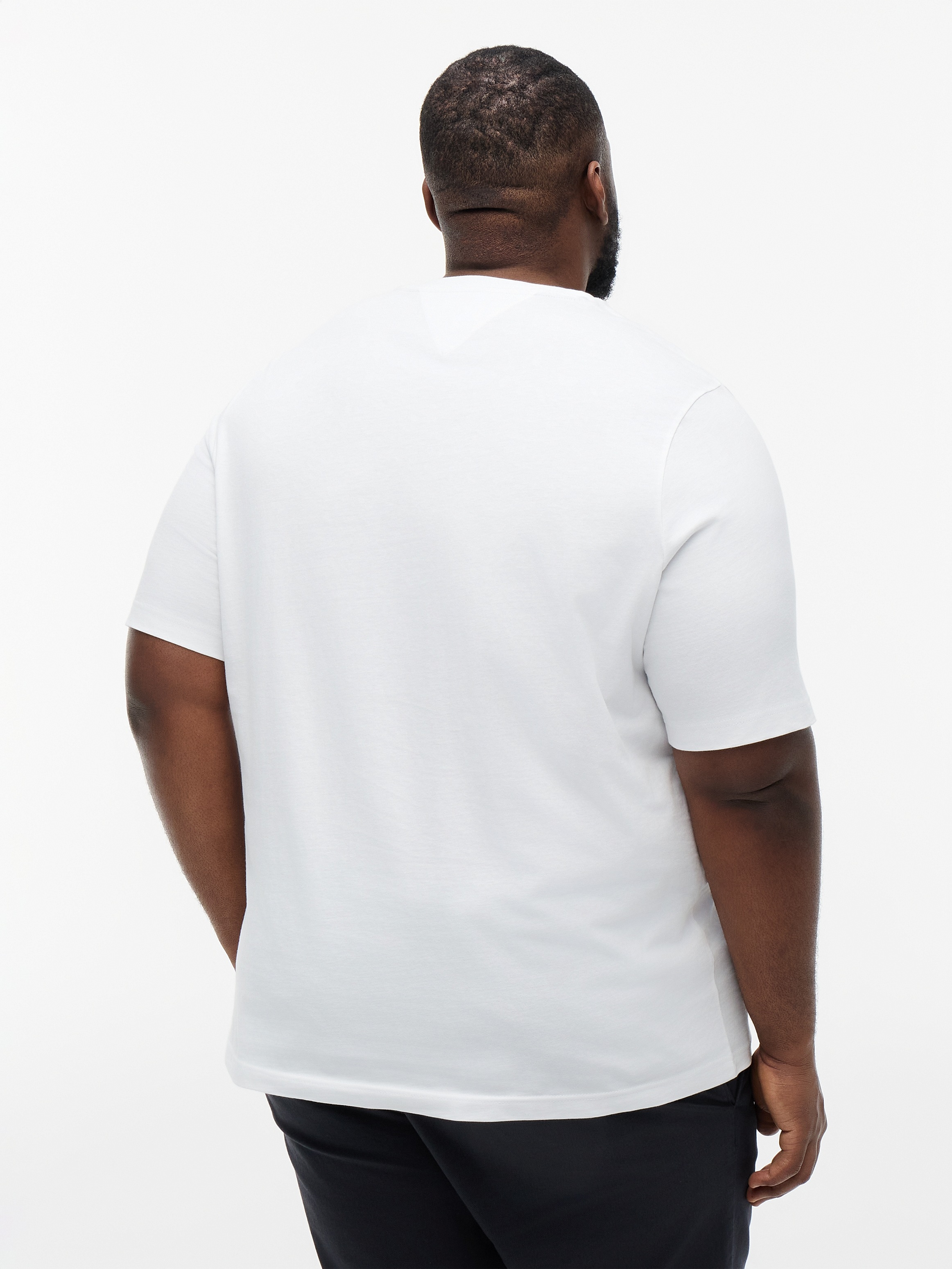 Tommy Hilfiger Big & Tall T-shirt »BT-SCRIPT STACK« grandes tailles, en jersey avec logo