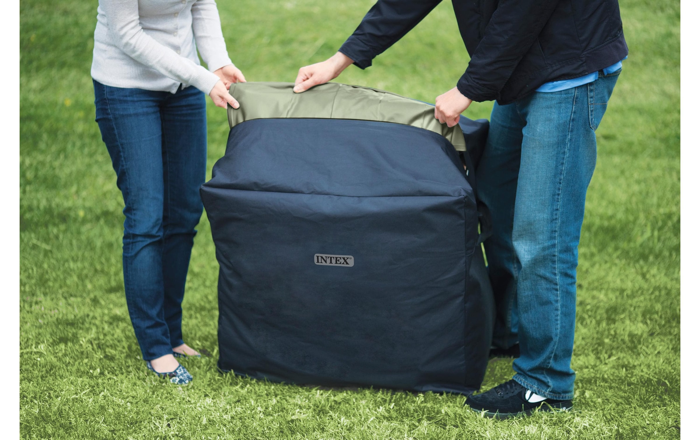 Intex Whirlpool »6-Personen Round Bubble Spa Set Ø 216«