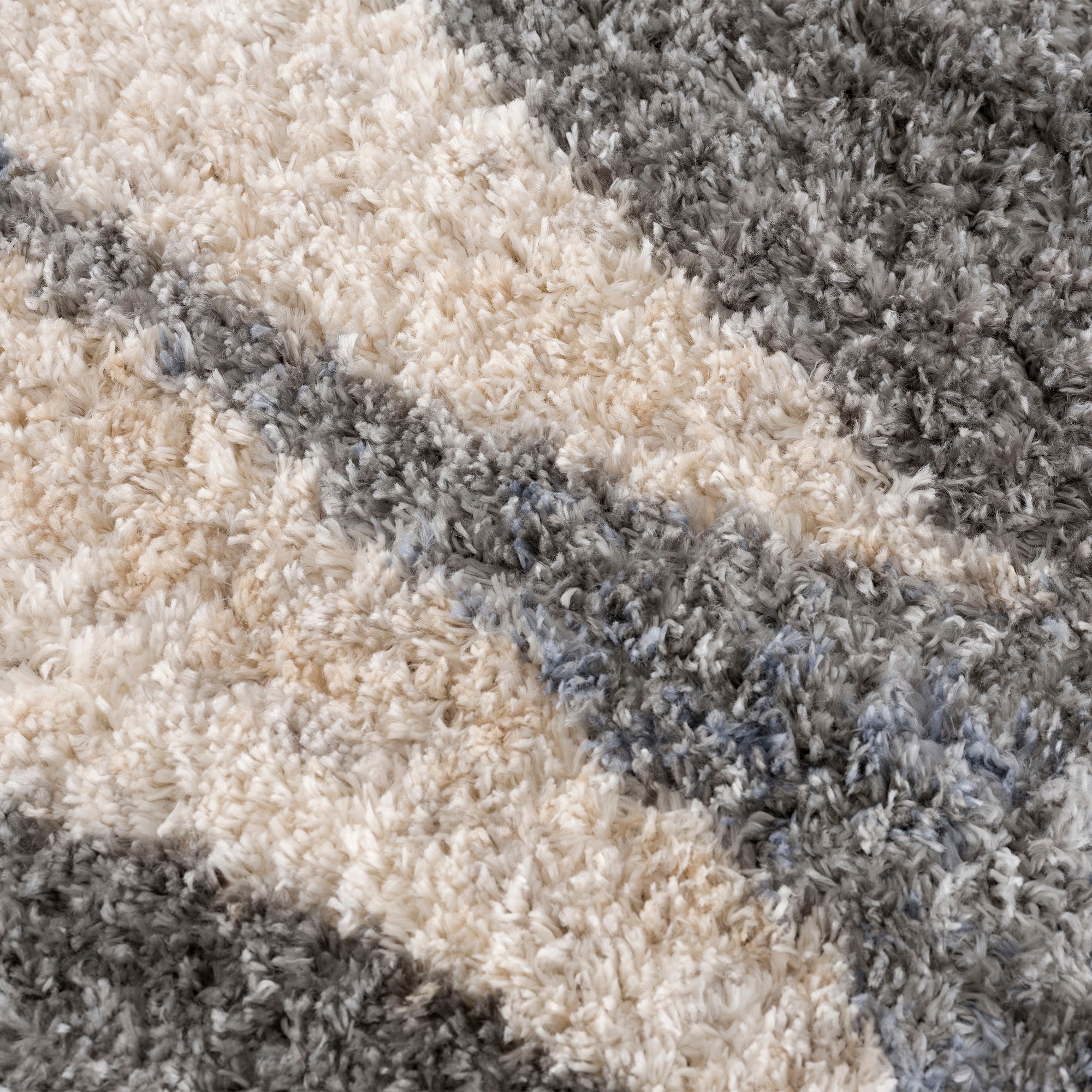 Sanat Hochflor-Teppich »Versay 1505« rechteckig 45 mm Höhe Wohnzimmer, Langflor, Shaggy Teppich