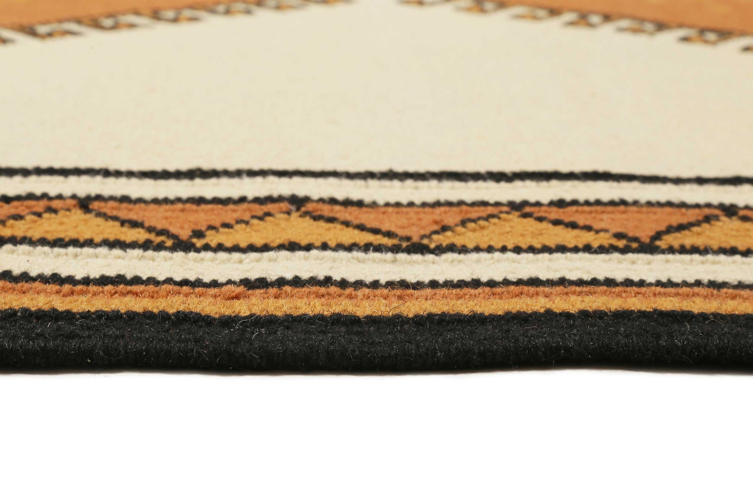 Wecon home Teppich »Afoud« rechteckig 5 mm Höhe Kurzflorteppich, handgewebt, geometrisch, modern, stilvoll, natürlich