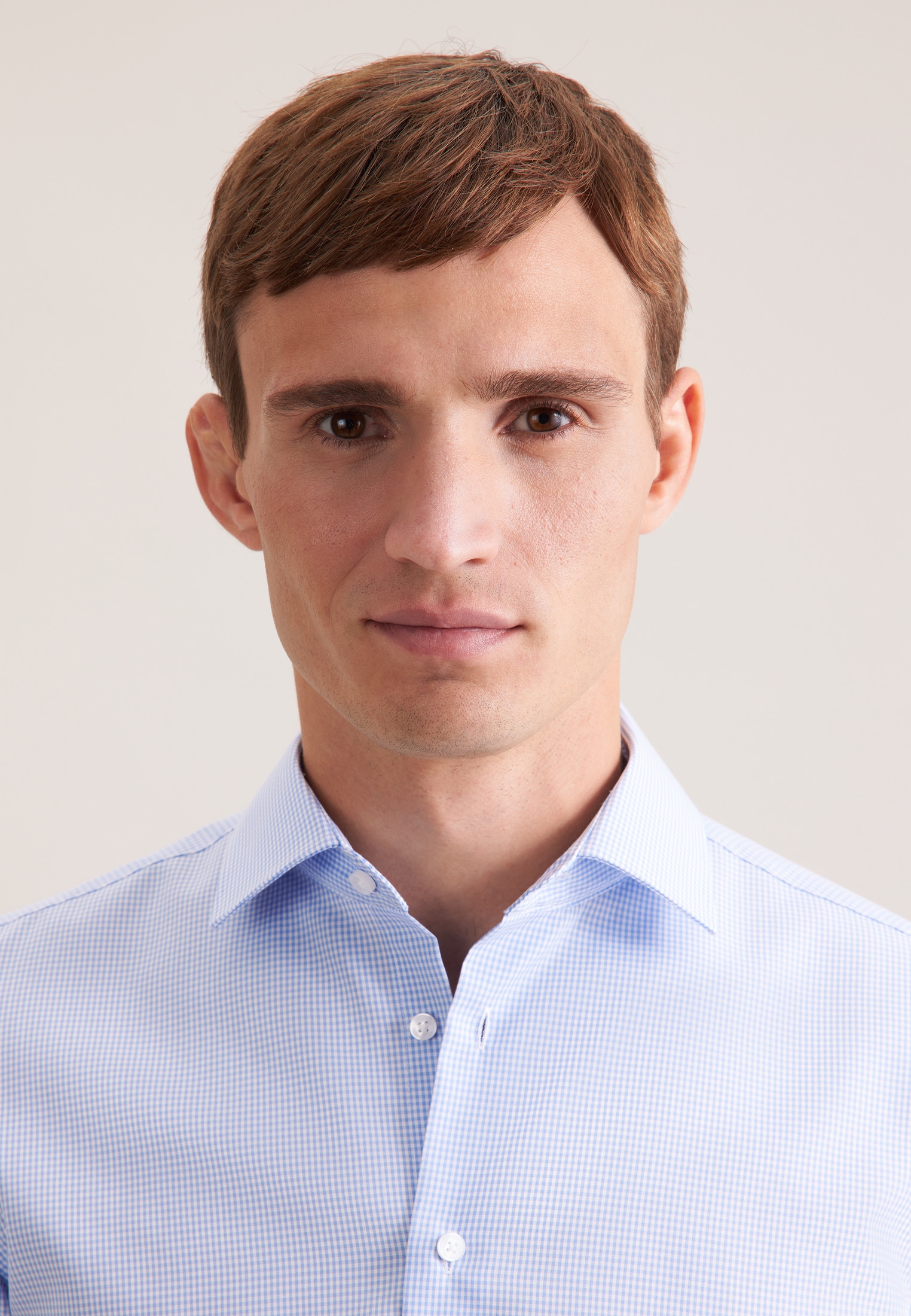 seidensticker Chemise d'affaires »Schwarze Rose« Slim 1/1 Kentkragen Karo