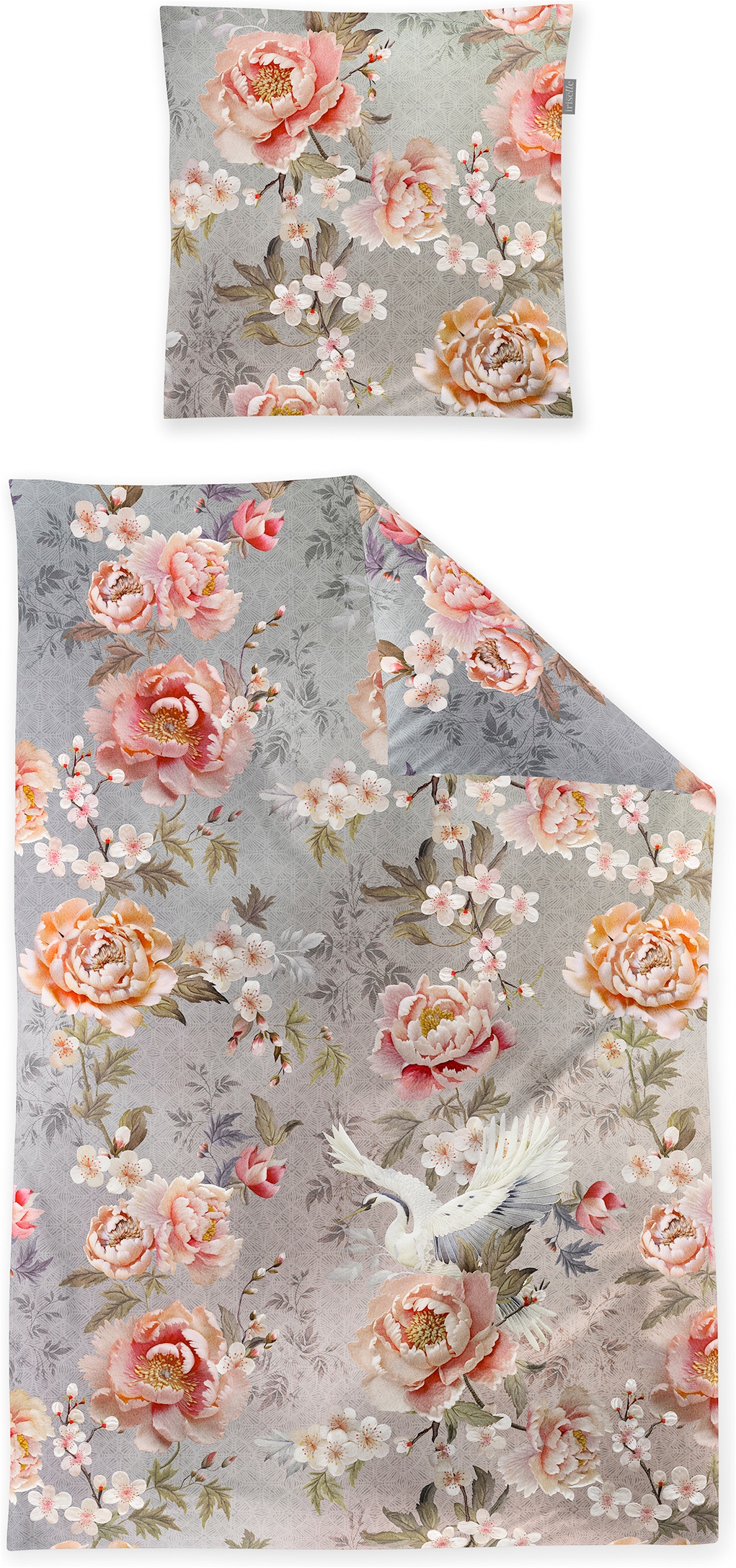 Irisette Linge de lit »Wave 8782« 2 Mako-Satin, anschmiegsam und atmungsaktiv, Ganzjahresqualität