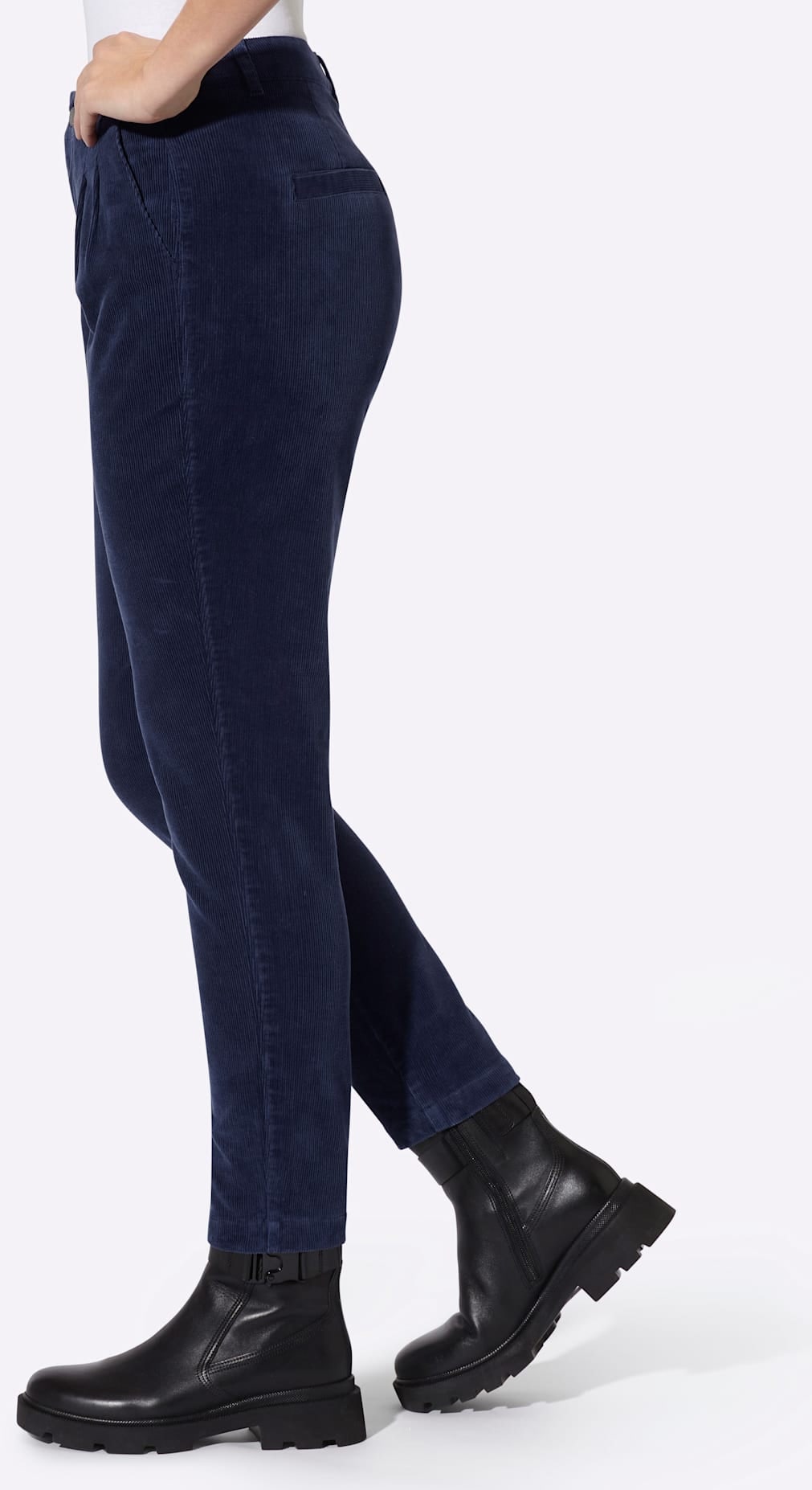 heine Pantalon en velours côtelé