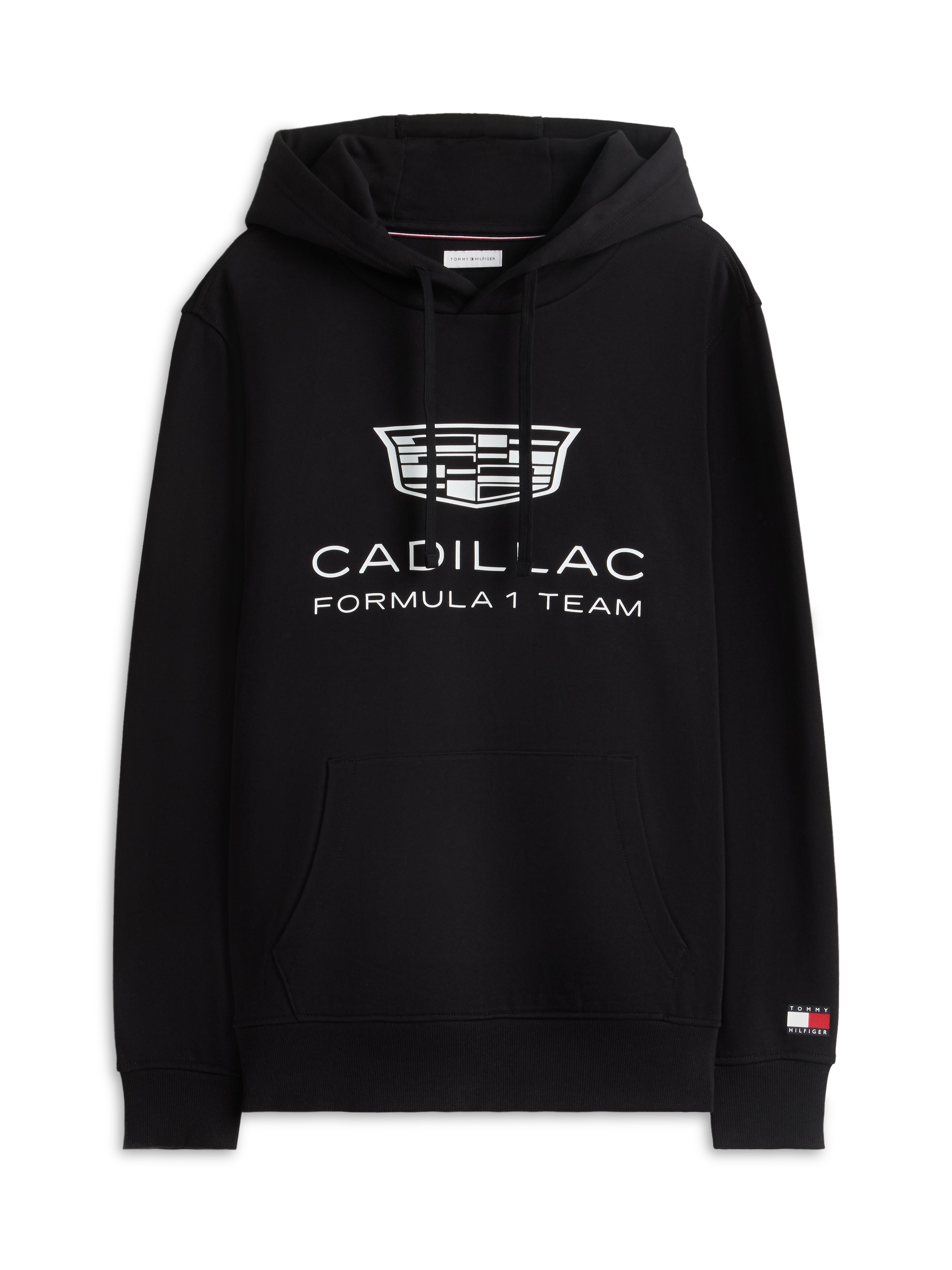 Tommy Hilfiger Hoodie »TH x Cadillac Formula 1® Team SHIELD«, Qualité coton, unisexe
