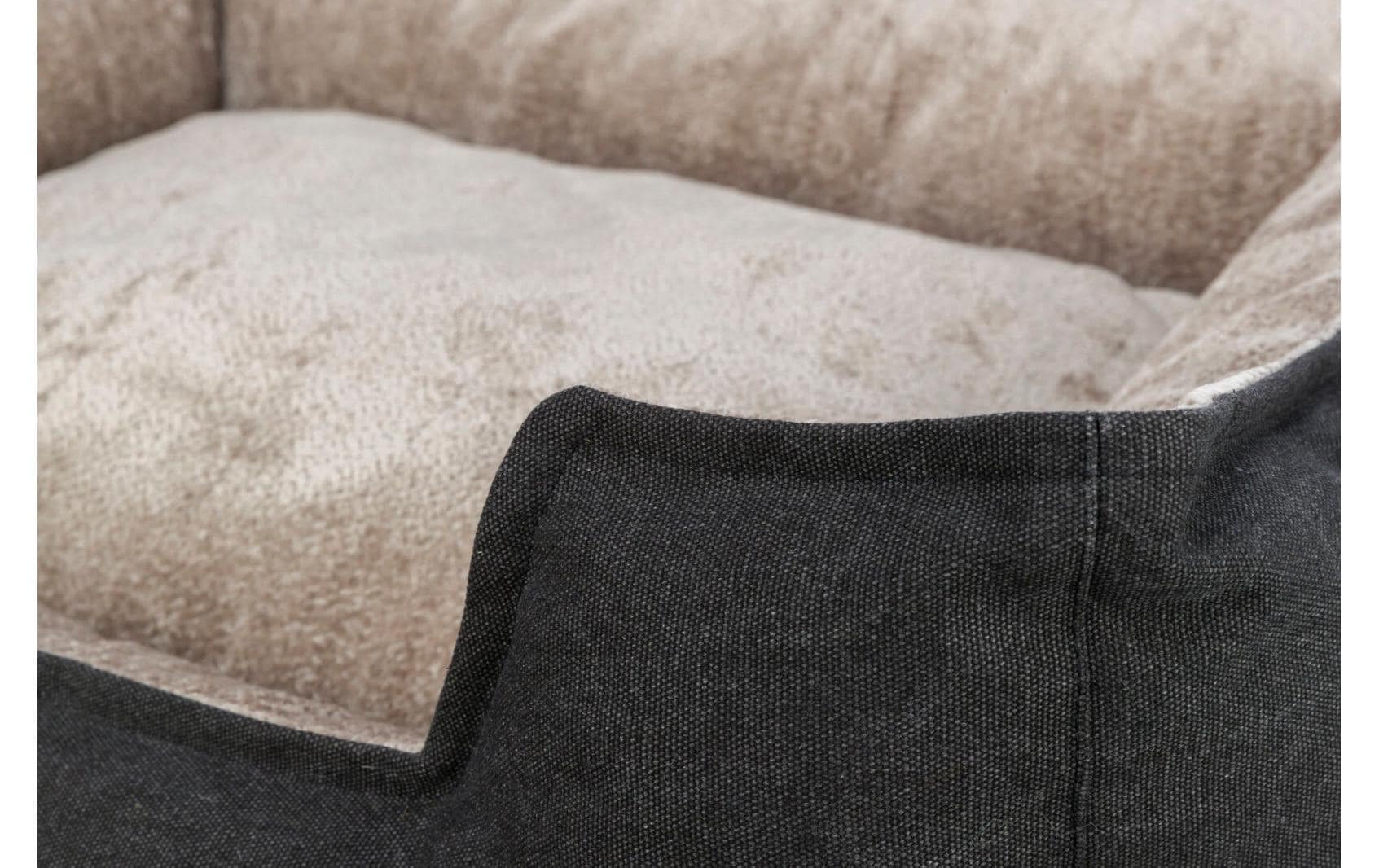 TRIXIE Tierbett »BE NORDIC Föhr, 100 × 80 cm, Schwarz/Sand«