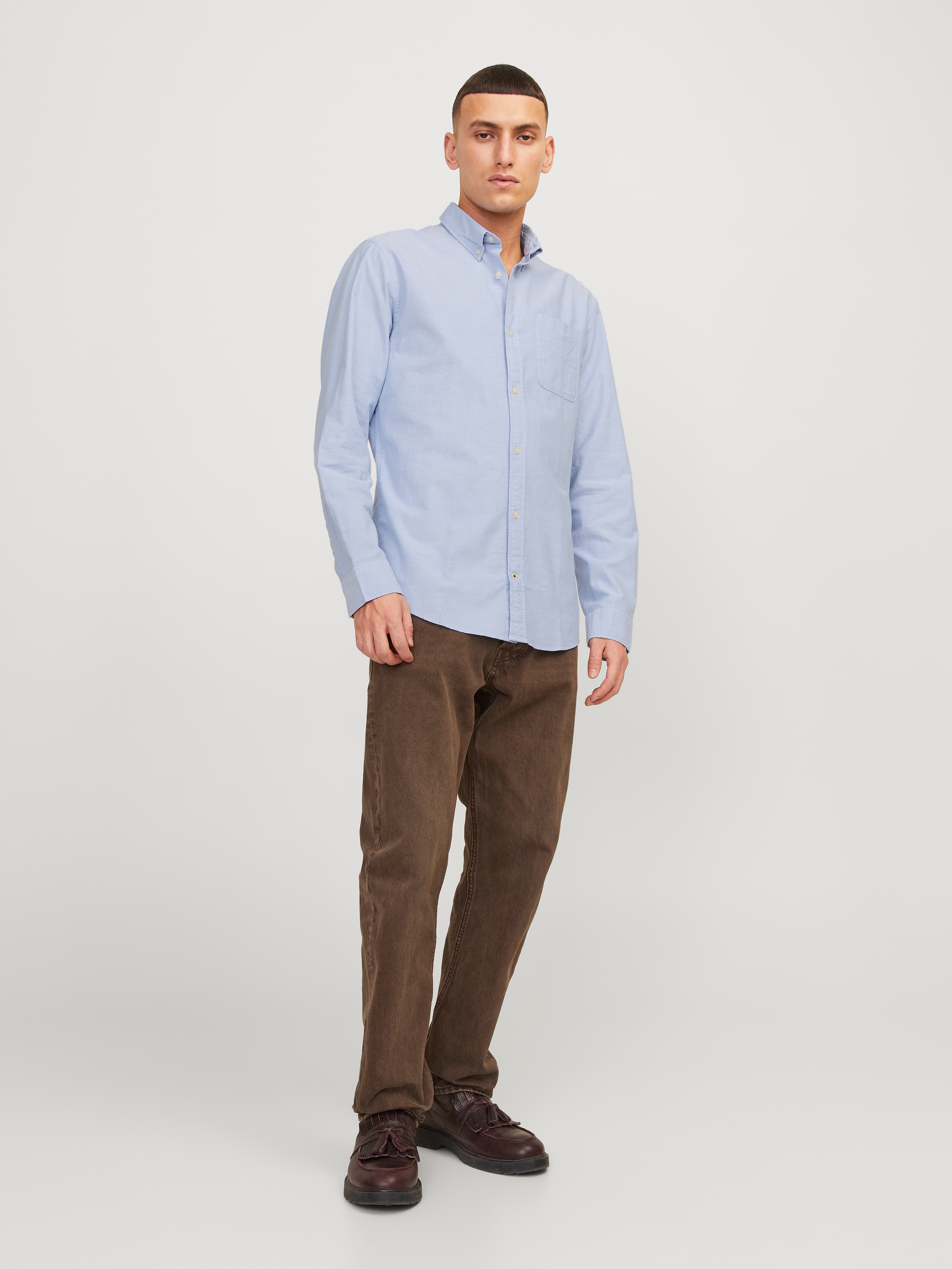 Jack & Jones Langarmhemd »OXFORD SHIRT«