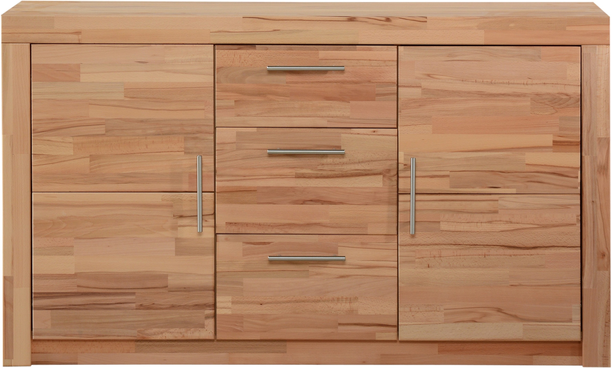 VOGL Möbelfabrik Sideboard »Toronto« Breite 140 cm, teilmassiv, Metallgriff, Made in Germany