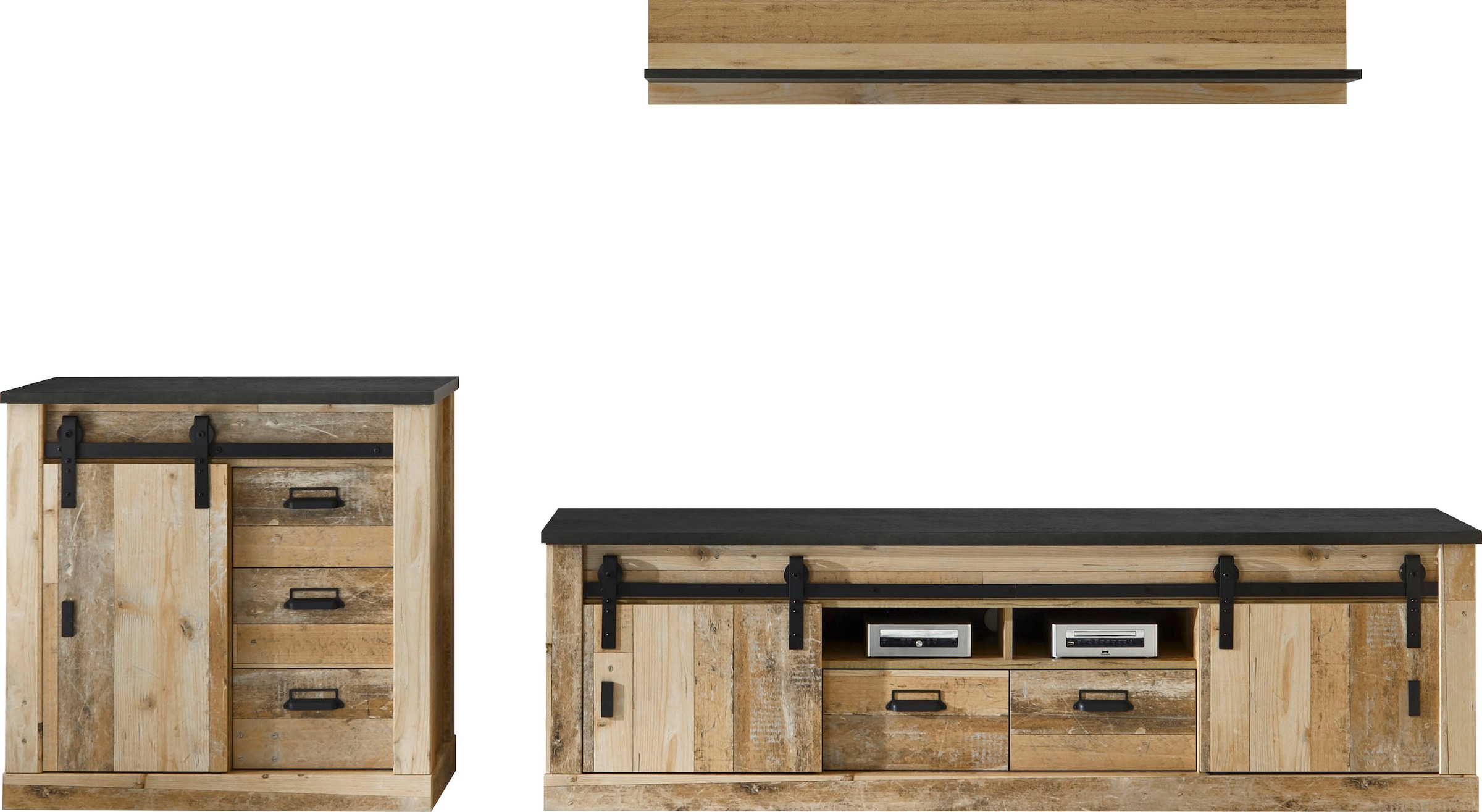 Home affaire Wohnwand »SHERWOOD« 3 Stk. tlg.