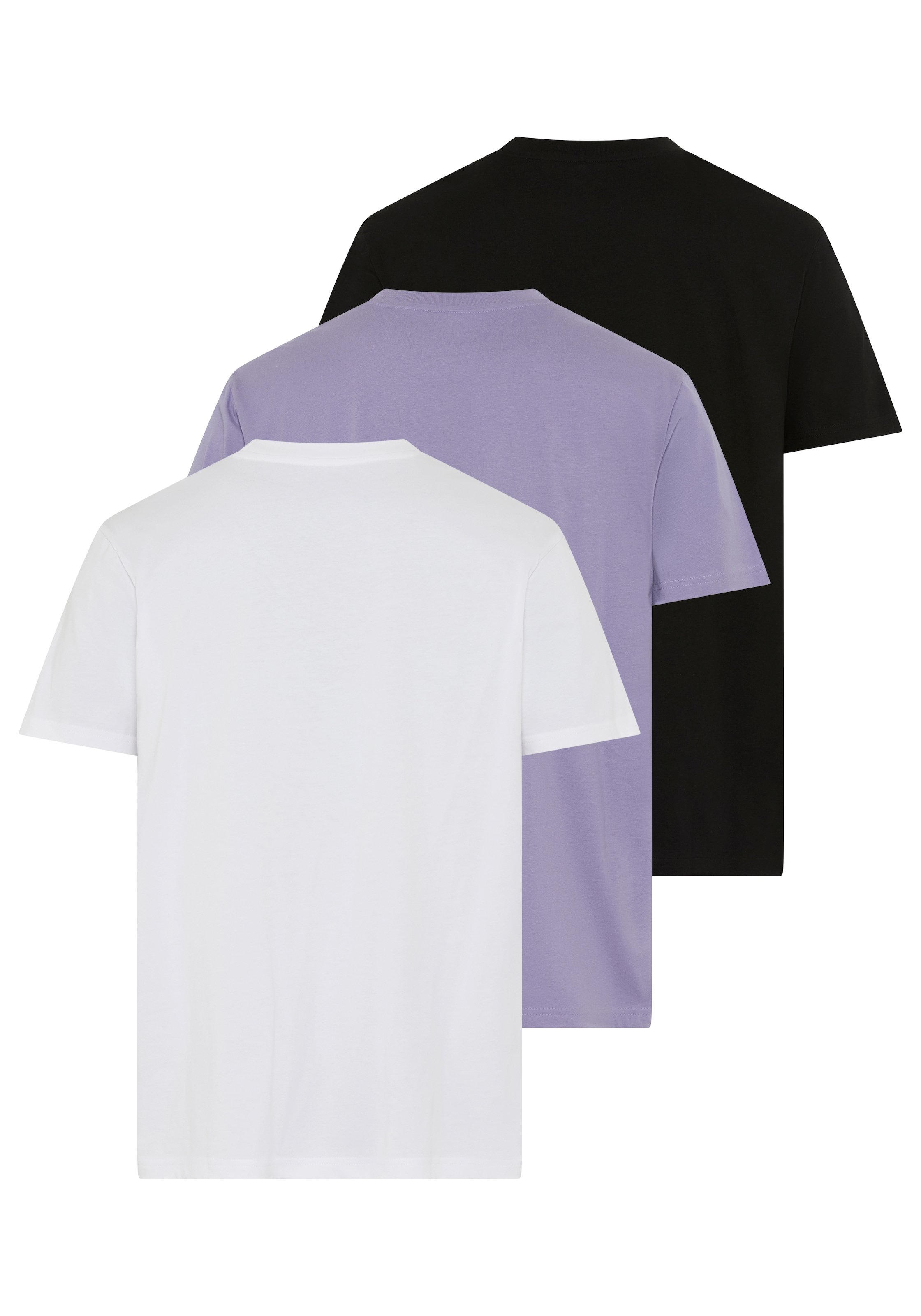 Quiksilver T-shirt »MINIDISCO 3PACK« 3 pièces sportlicher Stil, Kurzarm, für Alltag und Freizeit