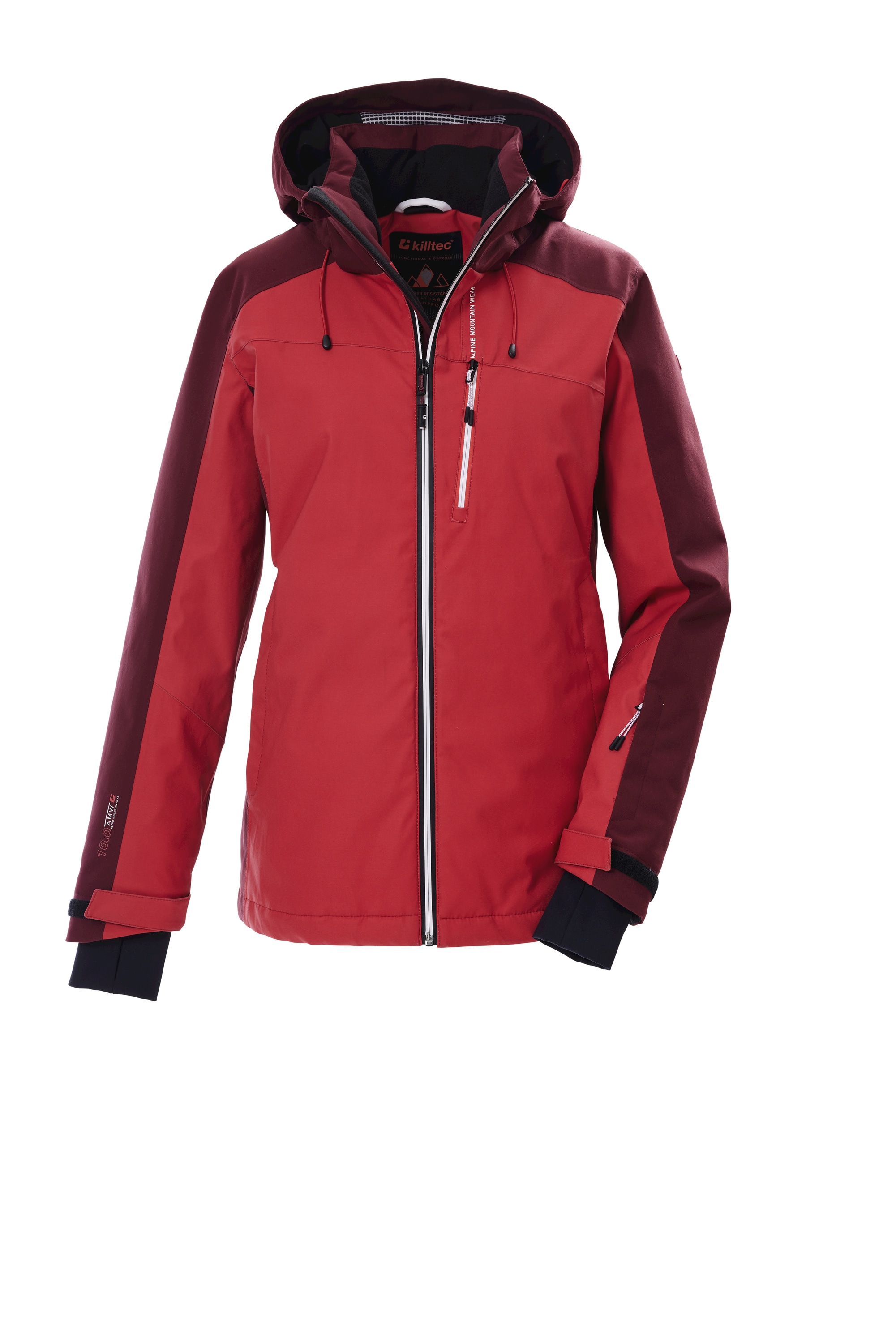Killtec Veste d'hiver »KSW 256 WMN SKI JCKT« avec capuche avec capuche amovible, imperméable, respirant, coupe-vent,