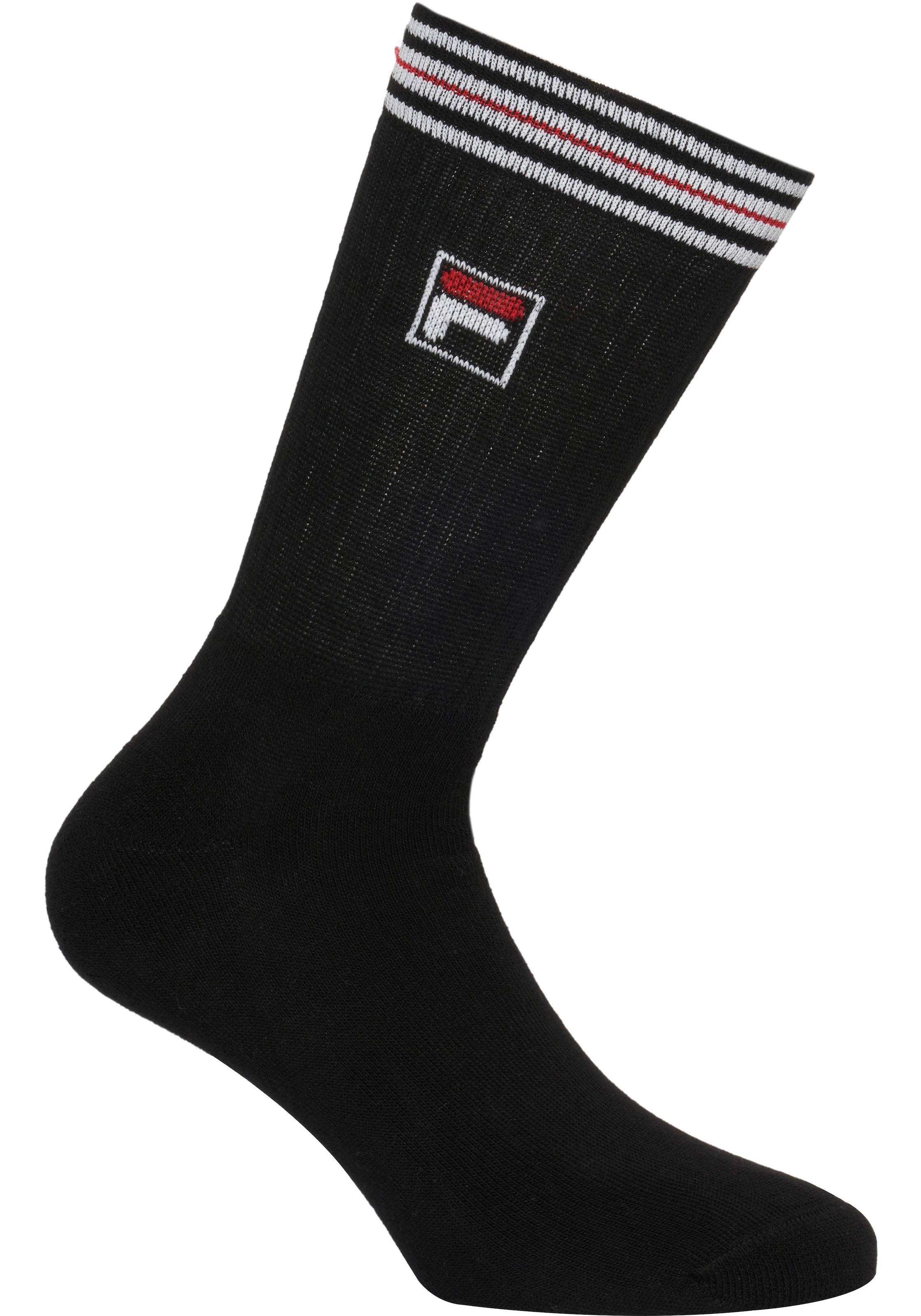 Fila Chaussettes de sport »UNISEX TOP QUALITY FULL TERRY VINTAGE SOCKS« 4 Couple tlg. sportliches Design mit Logodetail