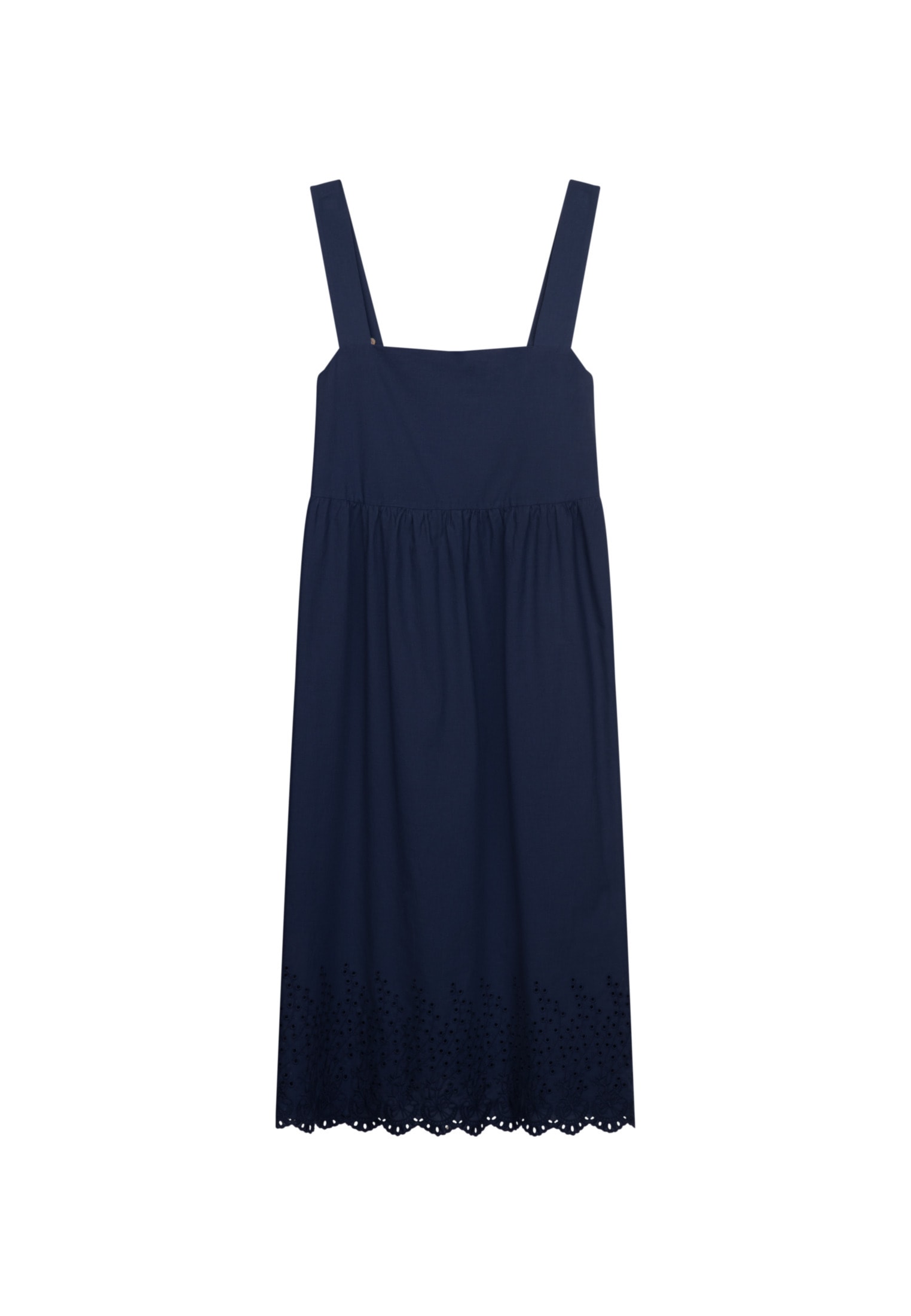 seidensticker Sommerkleid »Schwarze Rose« Ohne Arm Karree Stickerei