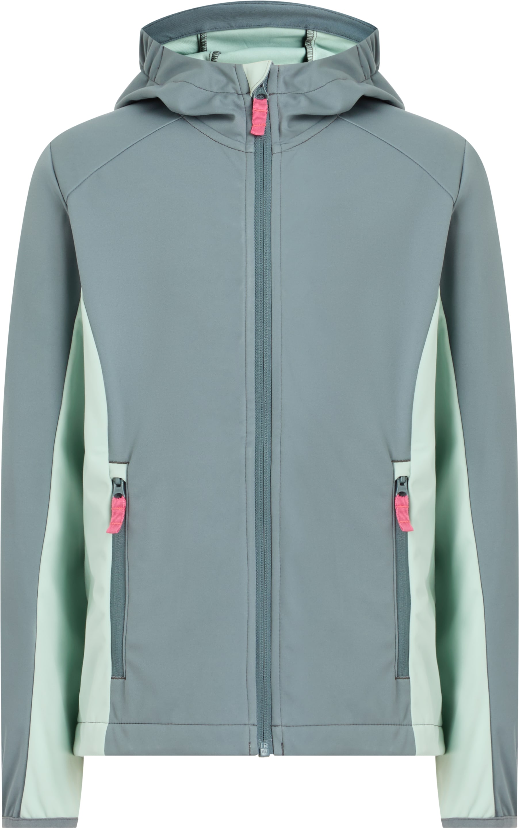 McKINLEY Outdoorjacke »DA.-UNTERJACKE ABE LT G« mit Kapuze mit kontrastfarbigen Einsätzen und Reissverschlüssen