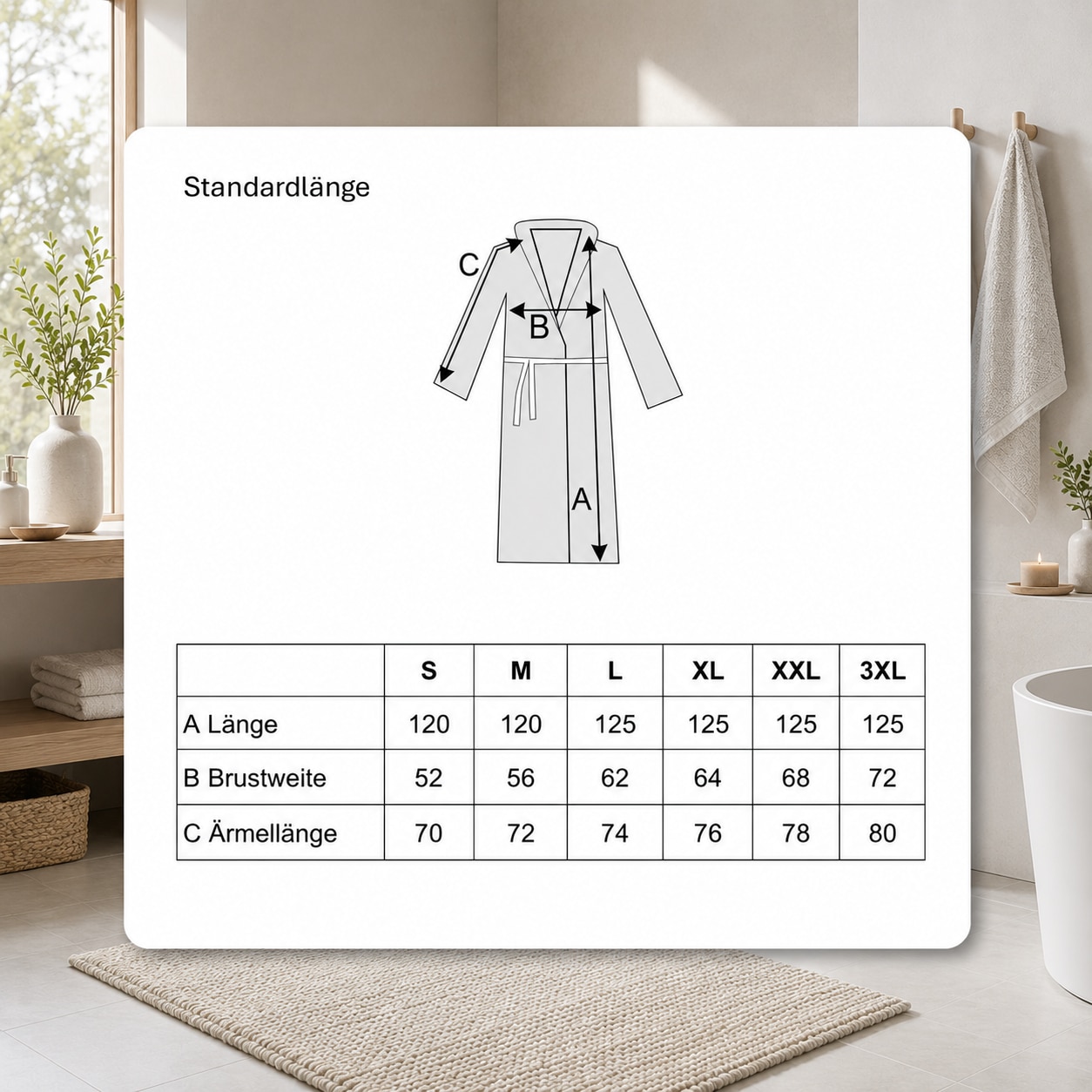 GOODproduct Unisex-Bademantel »Inga, Waffelpiqué, leicht, ideal für Sauna & Spa, Hotelbademantel« 1 Stk. kleines Packmass, Taschen, Damen & Herren, S-3XL, Morgenmantel