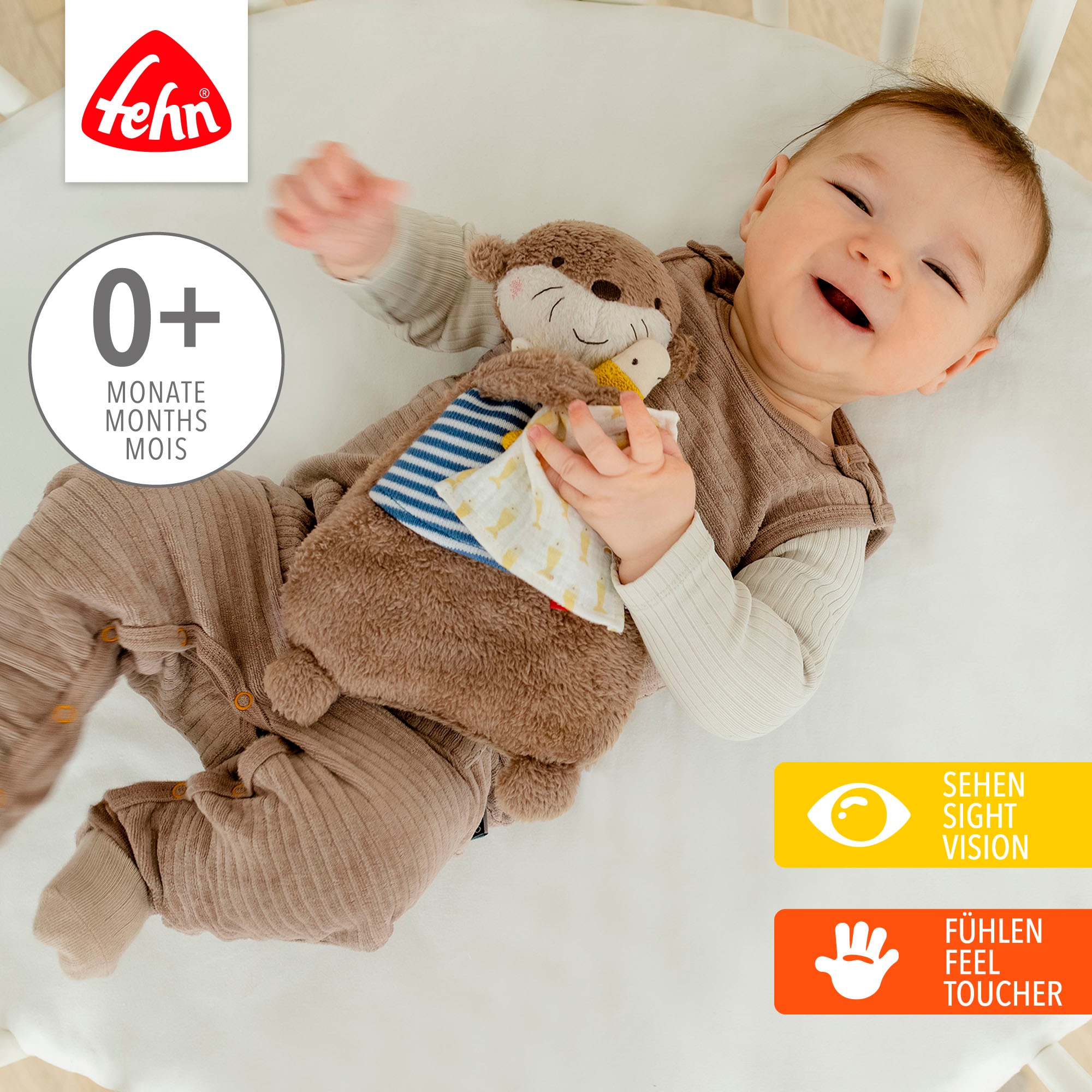 Fehn Wärmekissen »Otter Theo« mit entnehmbarem Wärme- / Kältesäckchen