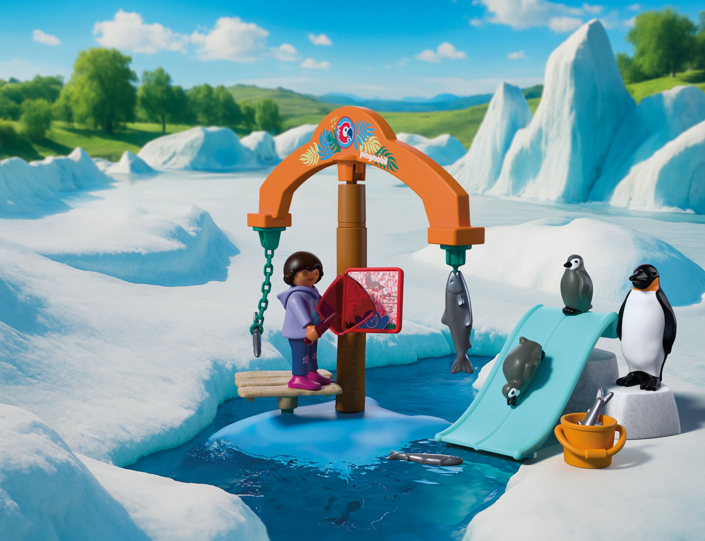 Playmobil® Jeu de construction »Zoo: Eis-Expedition (72073), Animals & Friends«