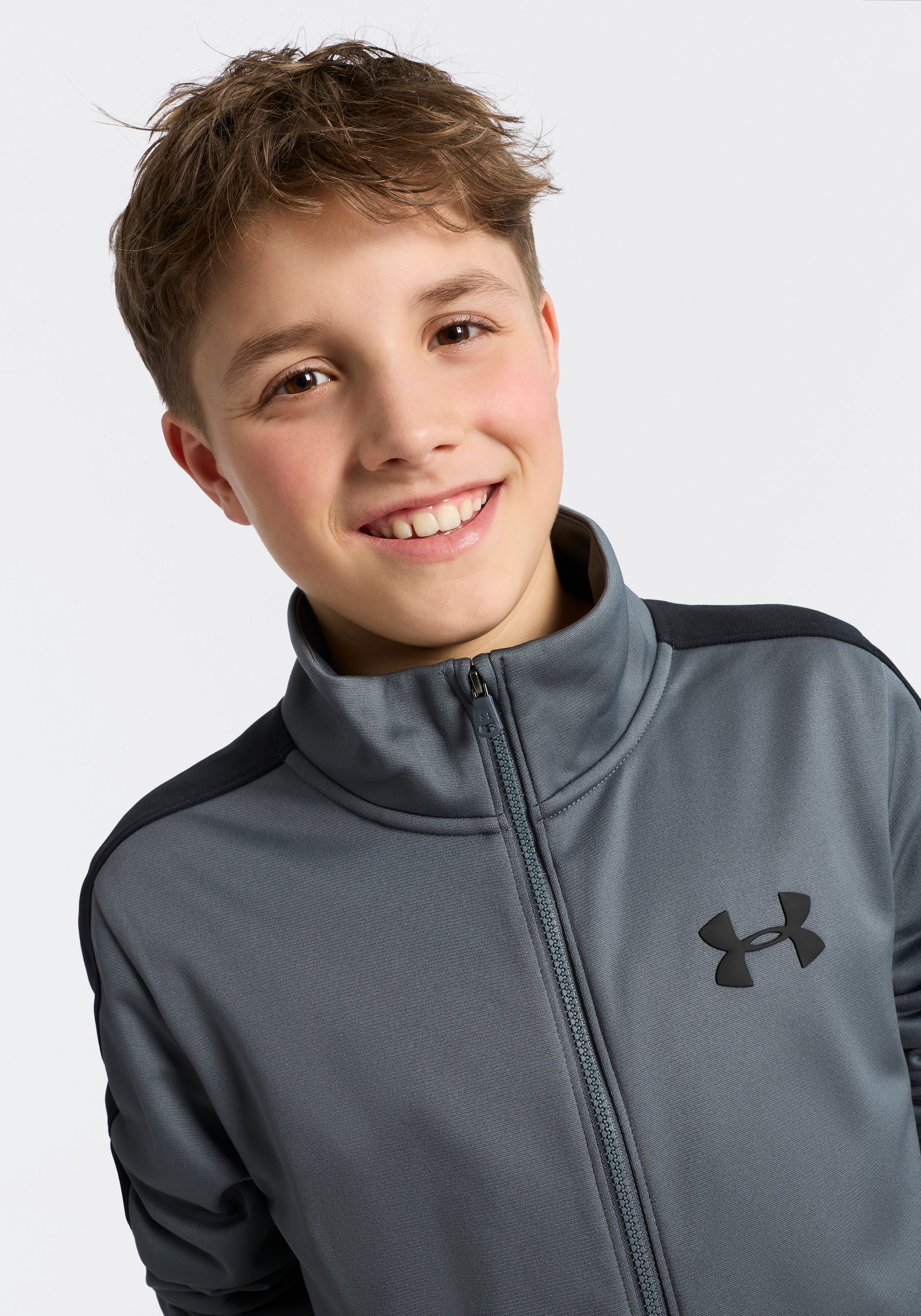 Under Armour® Trainingsanzug »UA RIVAL KNIT TRACK SUIT« Für Kinder - Material innen weich angeraut