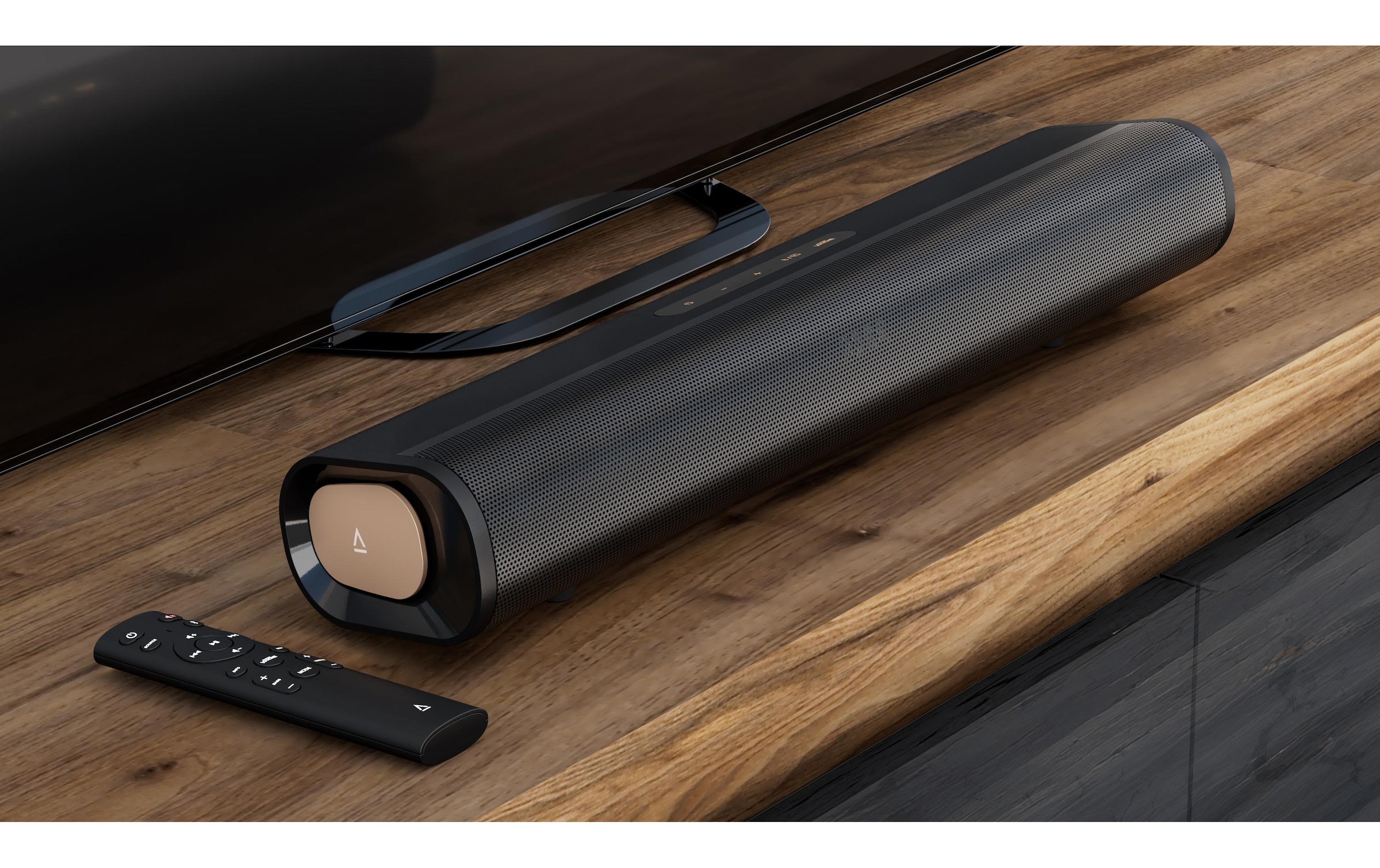 Creative Soundbar »Stage Pro, Soundbar mit Subwoofer 2.1-Soundbar mit Dolby Audio« ( ) HDMI Arc, USB Audio, Optical, Aux-in