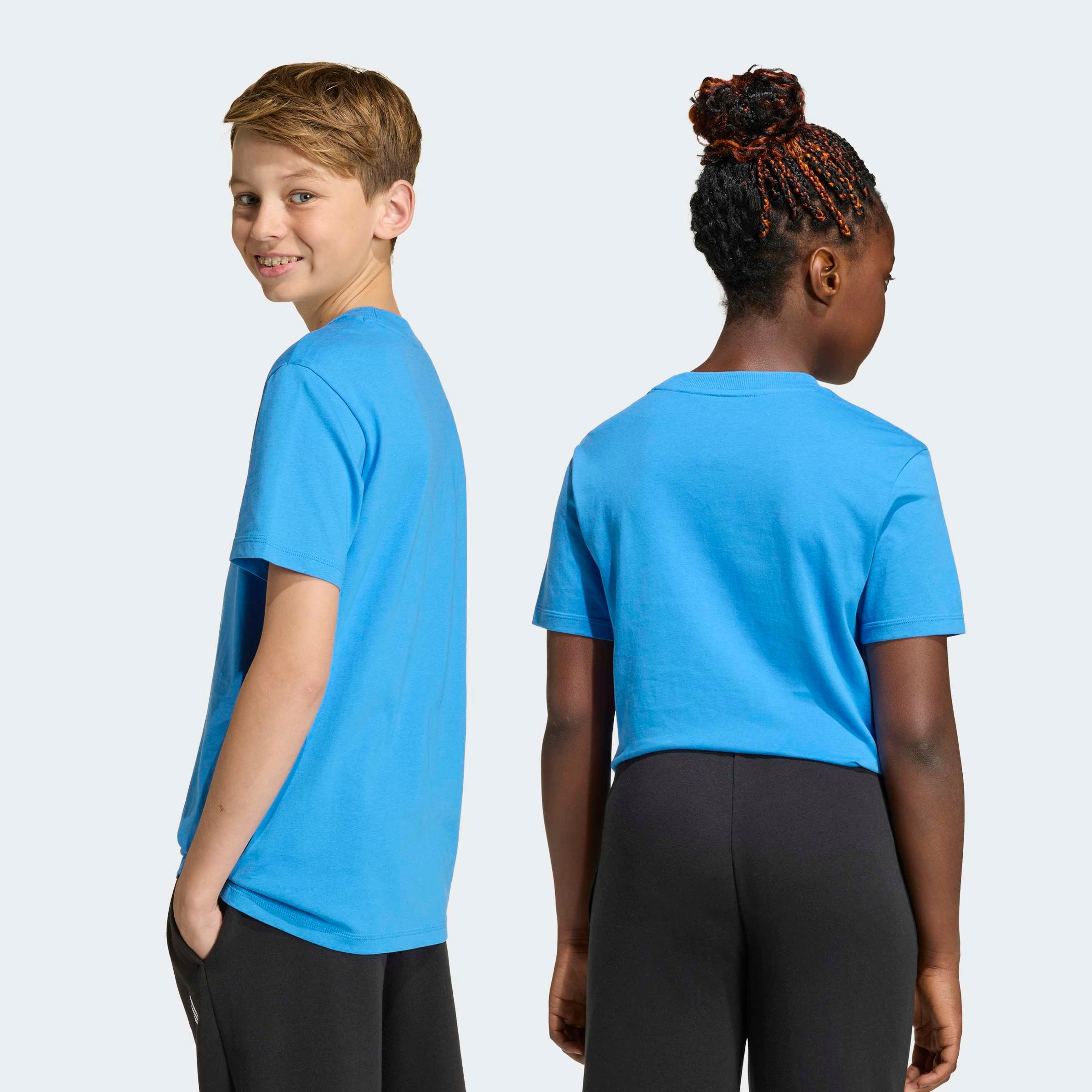 adidas Sportswear T-Shirt »ESSENTIALS KIDS« für Kinder, mit Rundhalsausschnitt, ohne Verschluss, aus Baumwolle