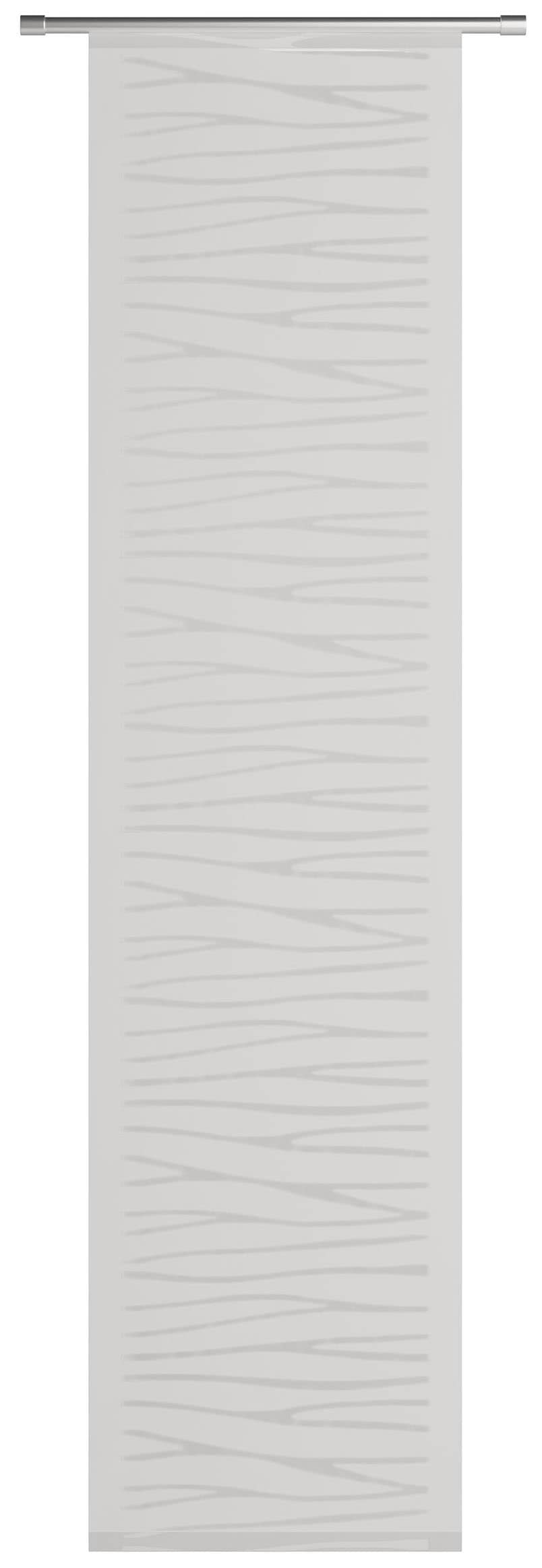 Neutex for you! Rideau coulissant »CIAO« Support de panneau 1 cuis tlg. tissage coloré avec motif intemporel transversal