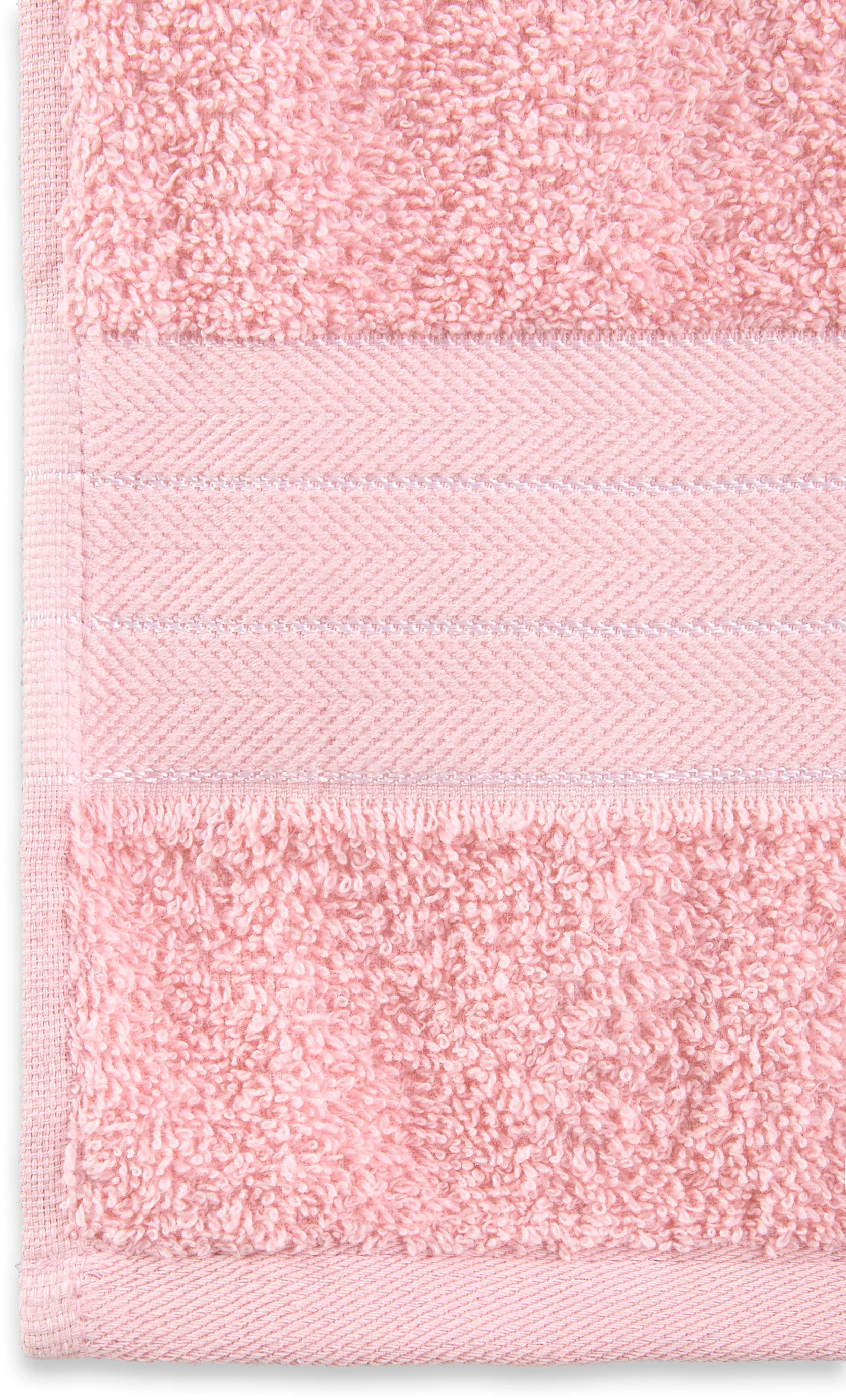 good morning Handtücher »Uni« Baumwolle, Walkfrottee, Bordüre, 500 GSM, Einfarbig, ohne Aufhängung