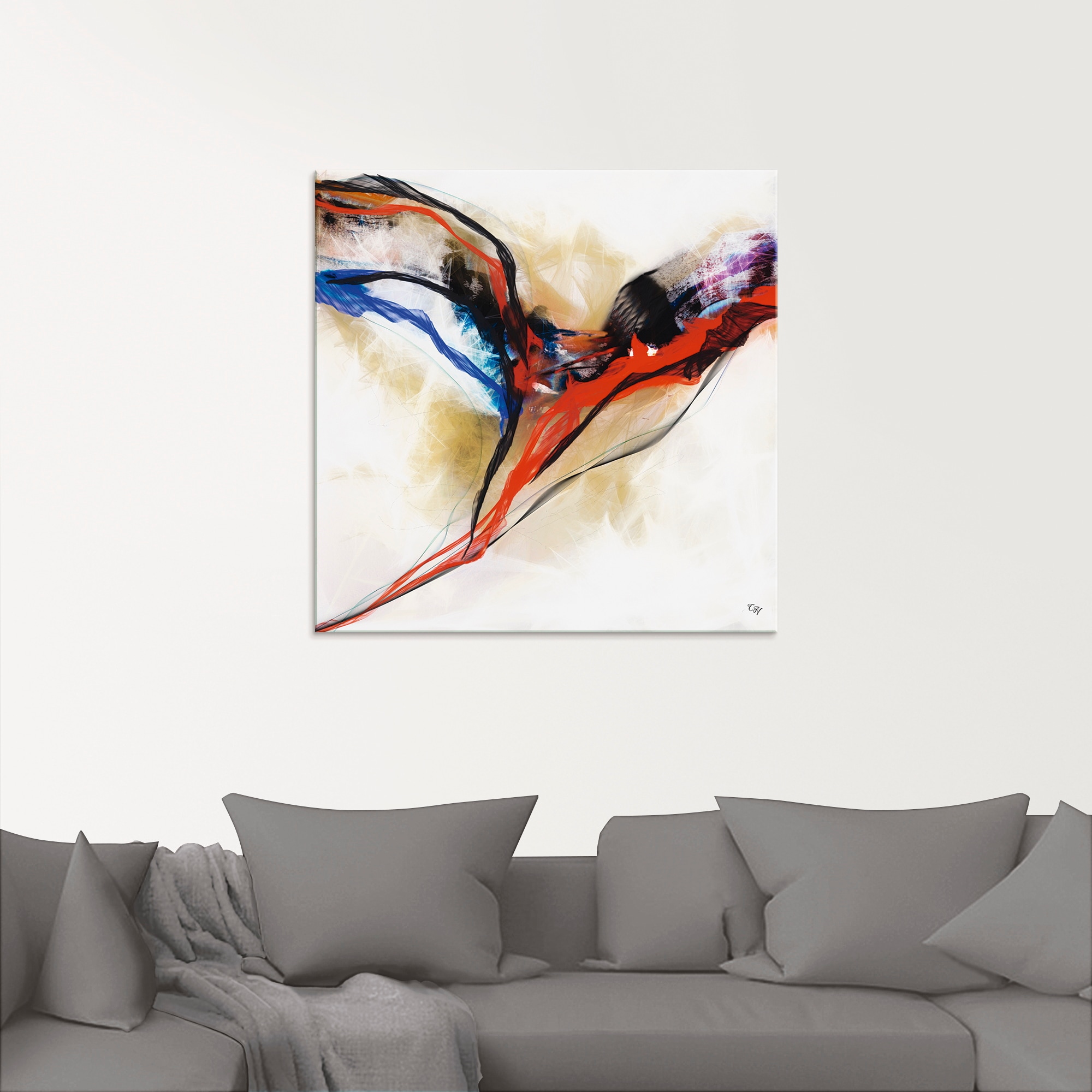 Artland Tableau en verre »Engel - abstrakt I« 1 cuis tlg. in verschiedenen Grössen