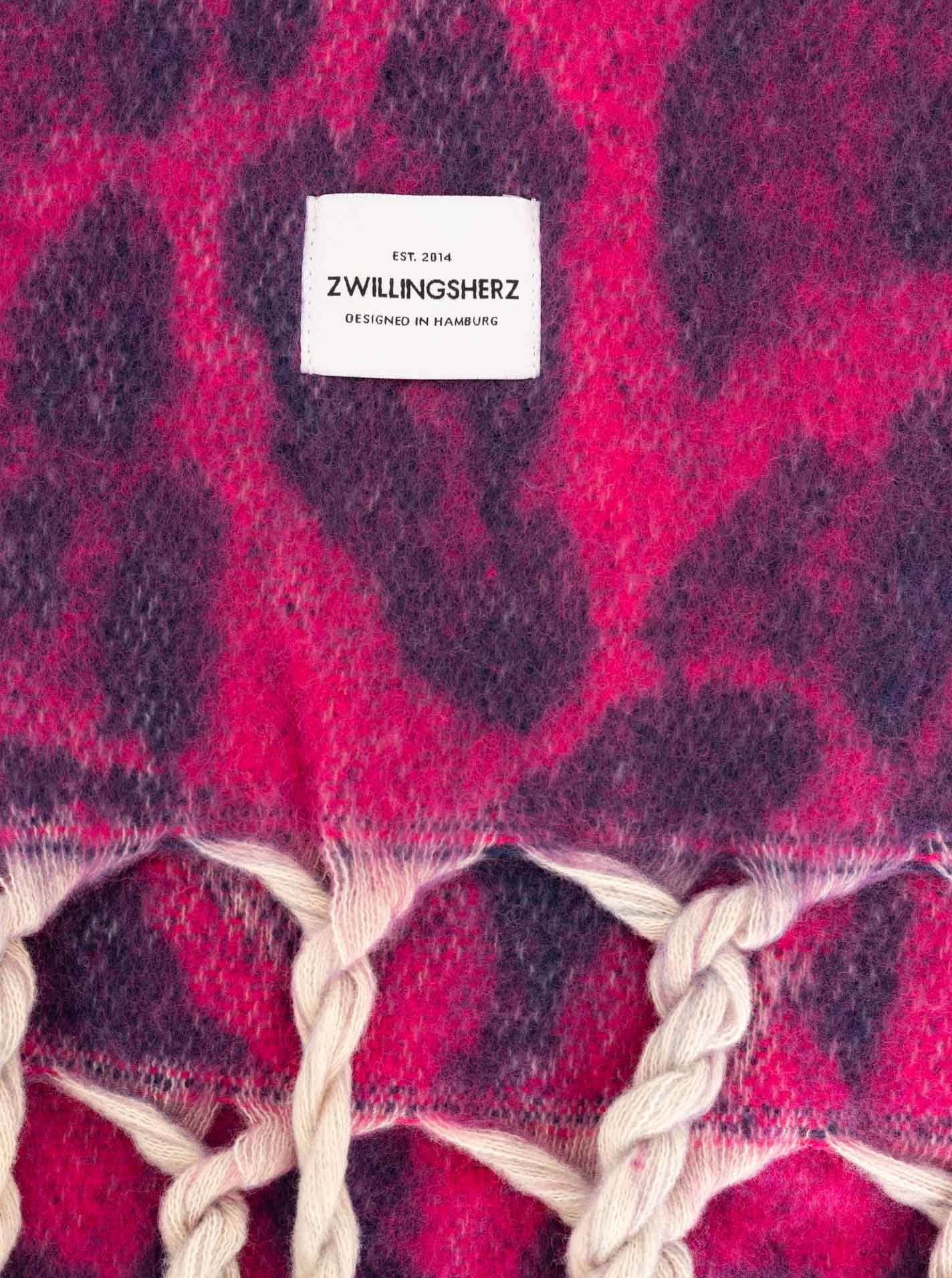 Zwillingsherz Foulard de mode »"Big  Leo"« mit modischem Leomuster und Fransen