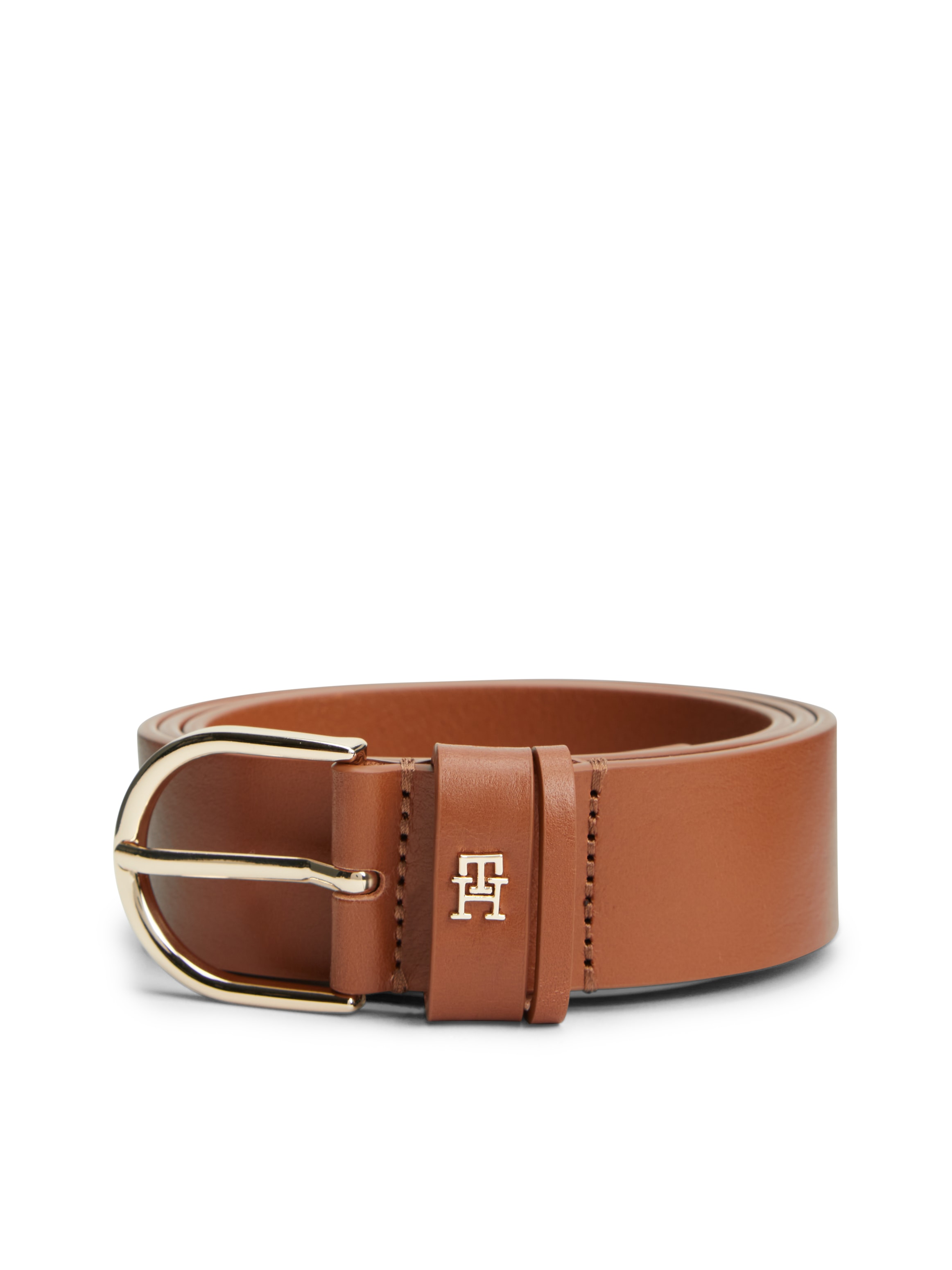 Tommy Hilfiger Ledergürtel »ESSENTIAL EFFORTLESS 3,5 cm breit« Damengürtel, 3,5 cm breit, casual und Jeans, ovale Einfachdornschliesse