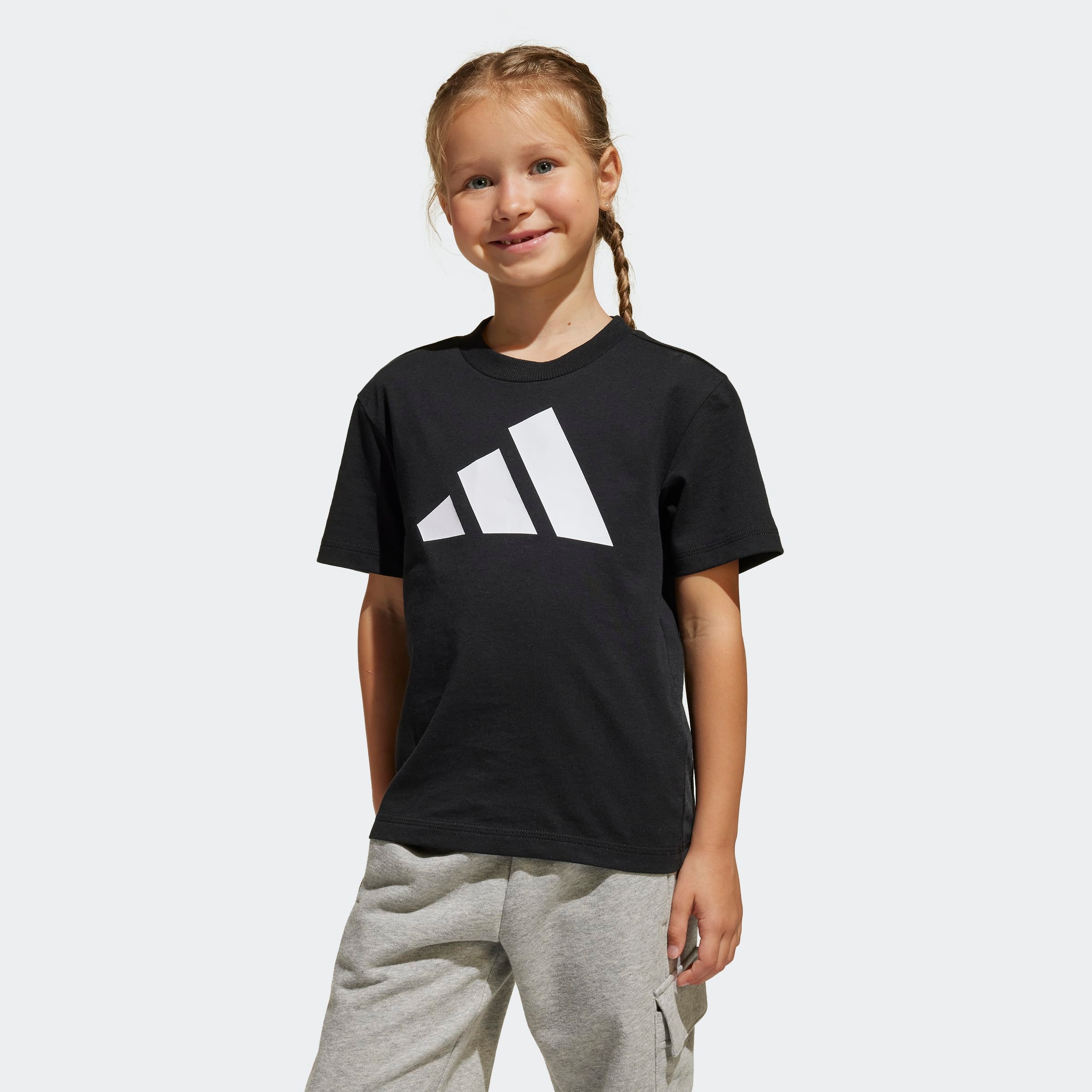 adidas Sportswear T-shirt »ESSENTIALS KIDS« style sportif, manches courtes, en coton