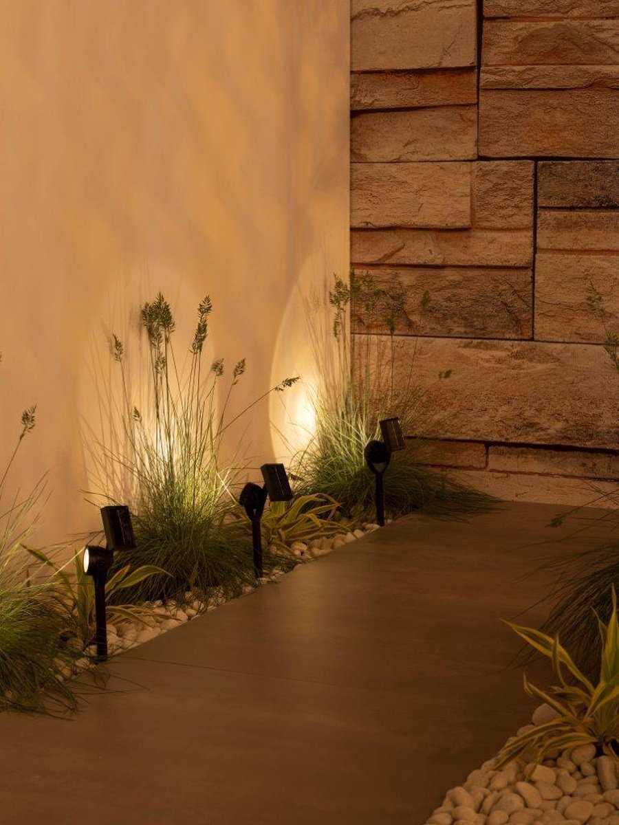 LUXFORM Gartenstrahler »Solar-Erdspiessleuchte - Zamora - 3 Stück - LED« LED-Modul 3 Stk. Solarbetrieben