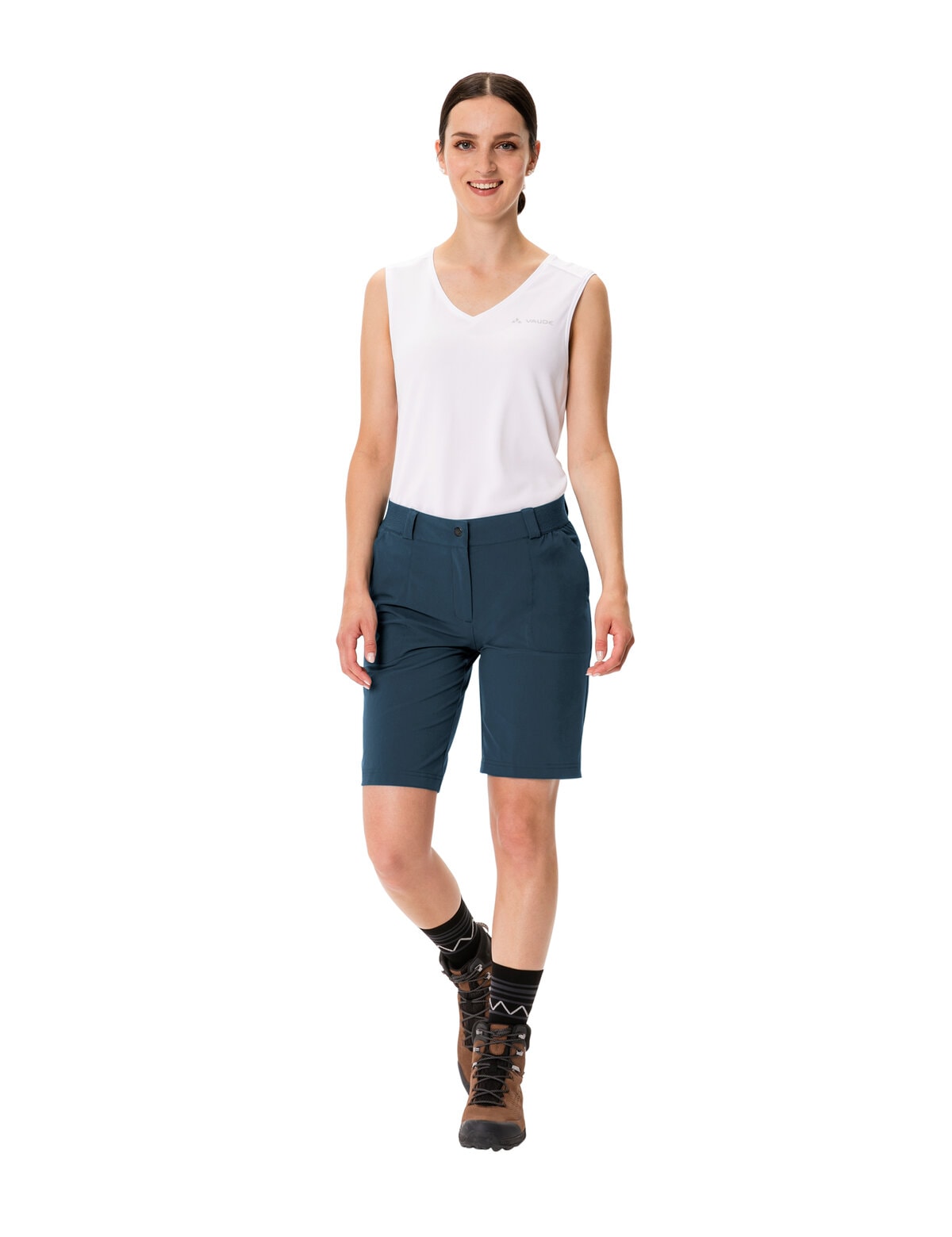 VAUDE Short de trekking »WOMEN'S FARLEY STRETCH SHORTS II«  für Outdoor-Aktivitäten, aus Polyamid und Elasthan, schnelltrocknend