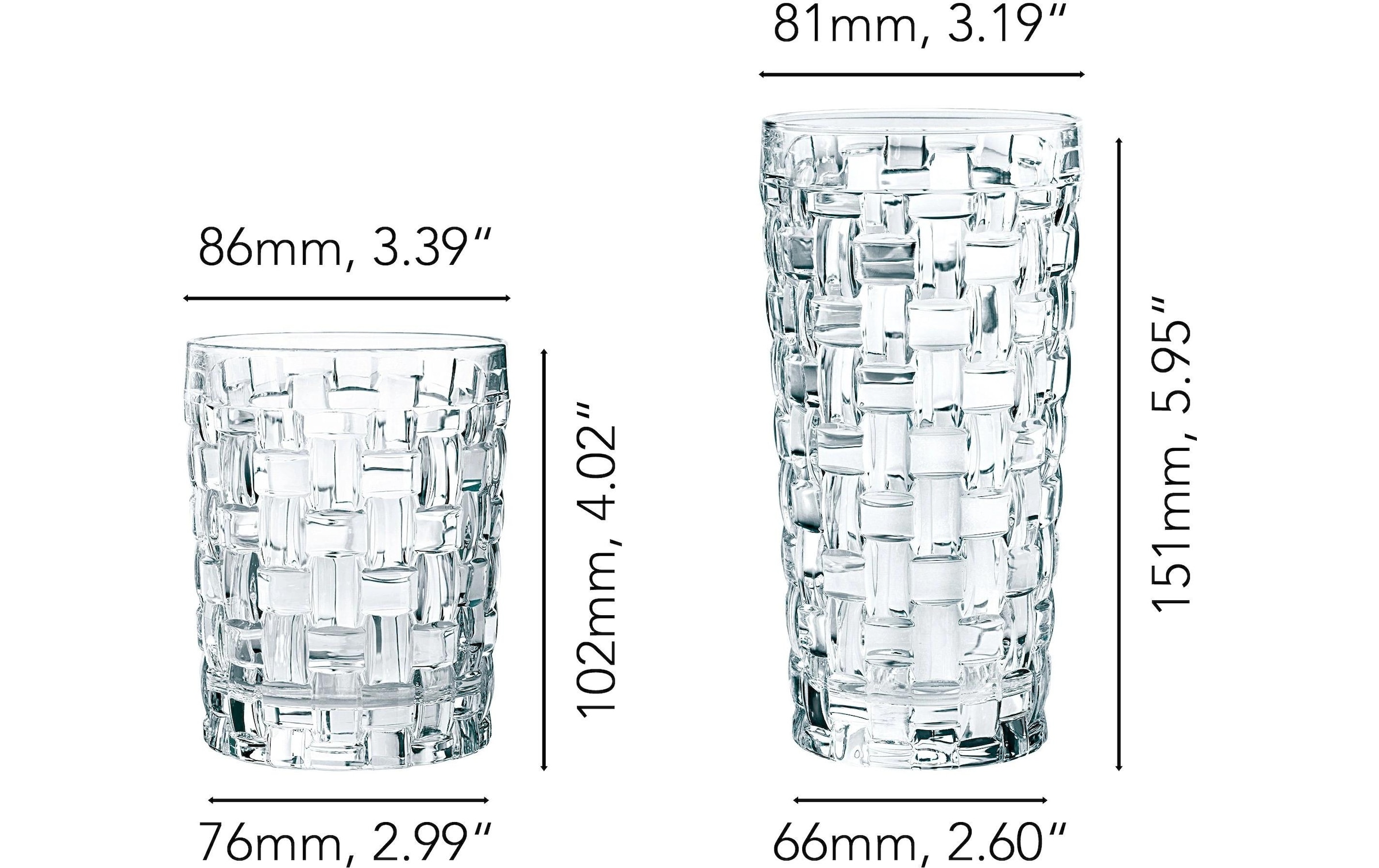 Nachtmann Verre à long drink »Bossa Nova« fabriqué en Allemagne, 12 pièces