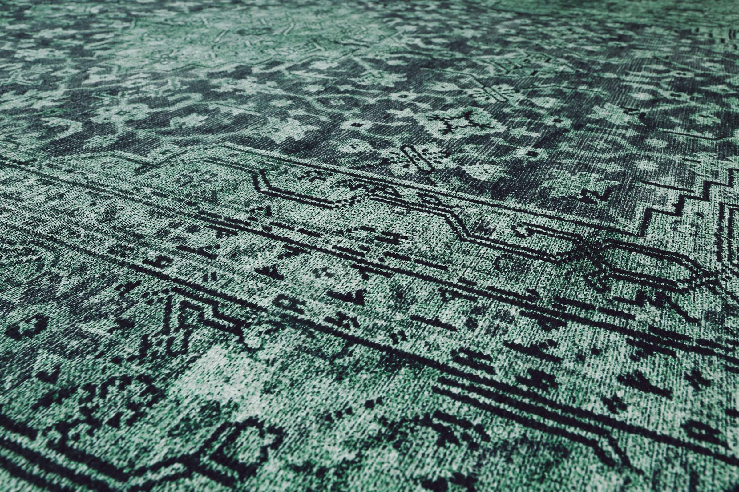 Wecon home Tapis »2nd Avenue« Rectangulaire 6 mm Höhe Vintage, Baumwolle, Kurzflor, Used-Look, Wohnzimmer, Schlafzimmer