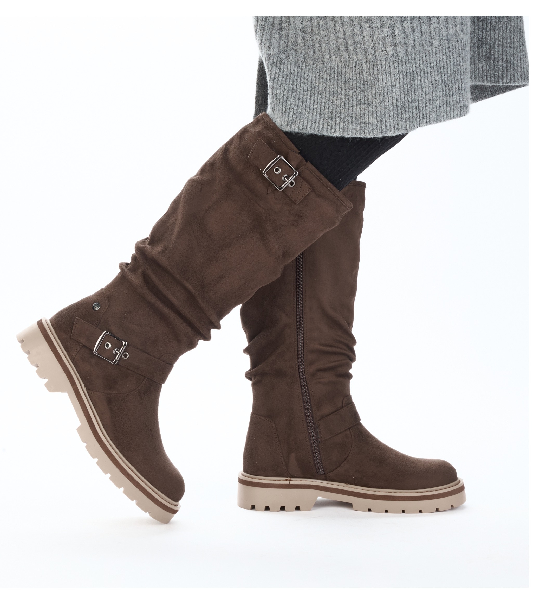 Rieker Bottes  avec tige souple et boucle réglable