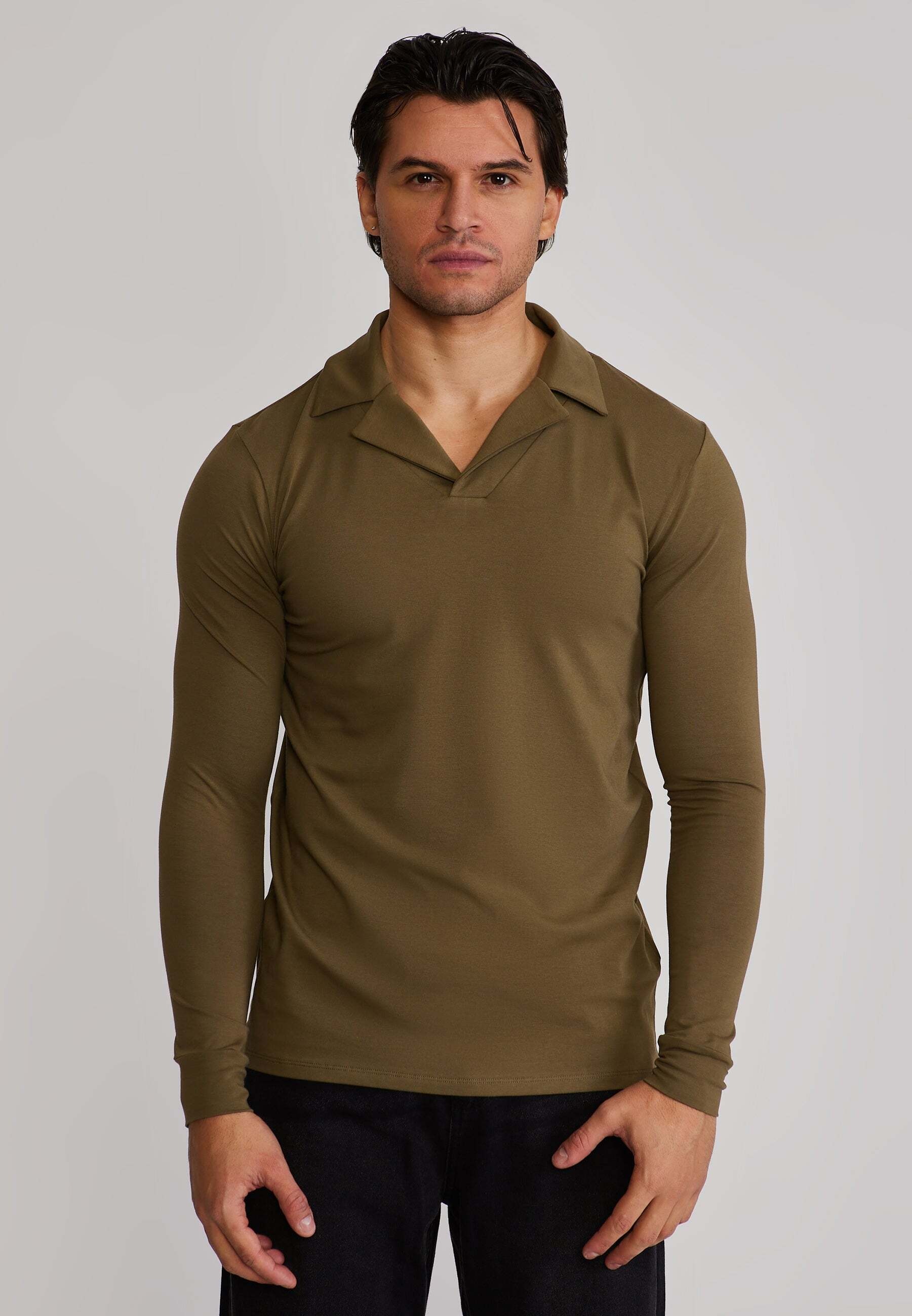 Siksilk Langarm-Poloshirt »Siksilk Langarmpolo Longsleeved Revere«