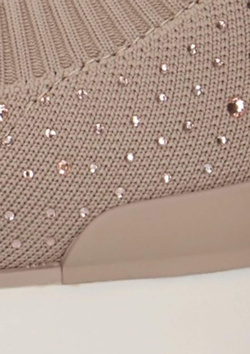 Caprice Baskets slip-on  , Slipper, Freizeitschuh, Halbschuh mit funkelnden Strass-Steinen