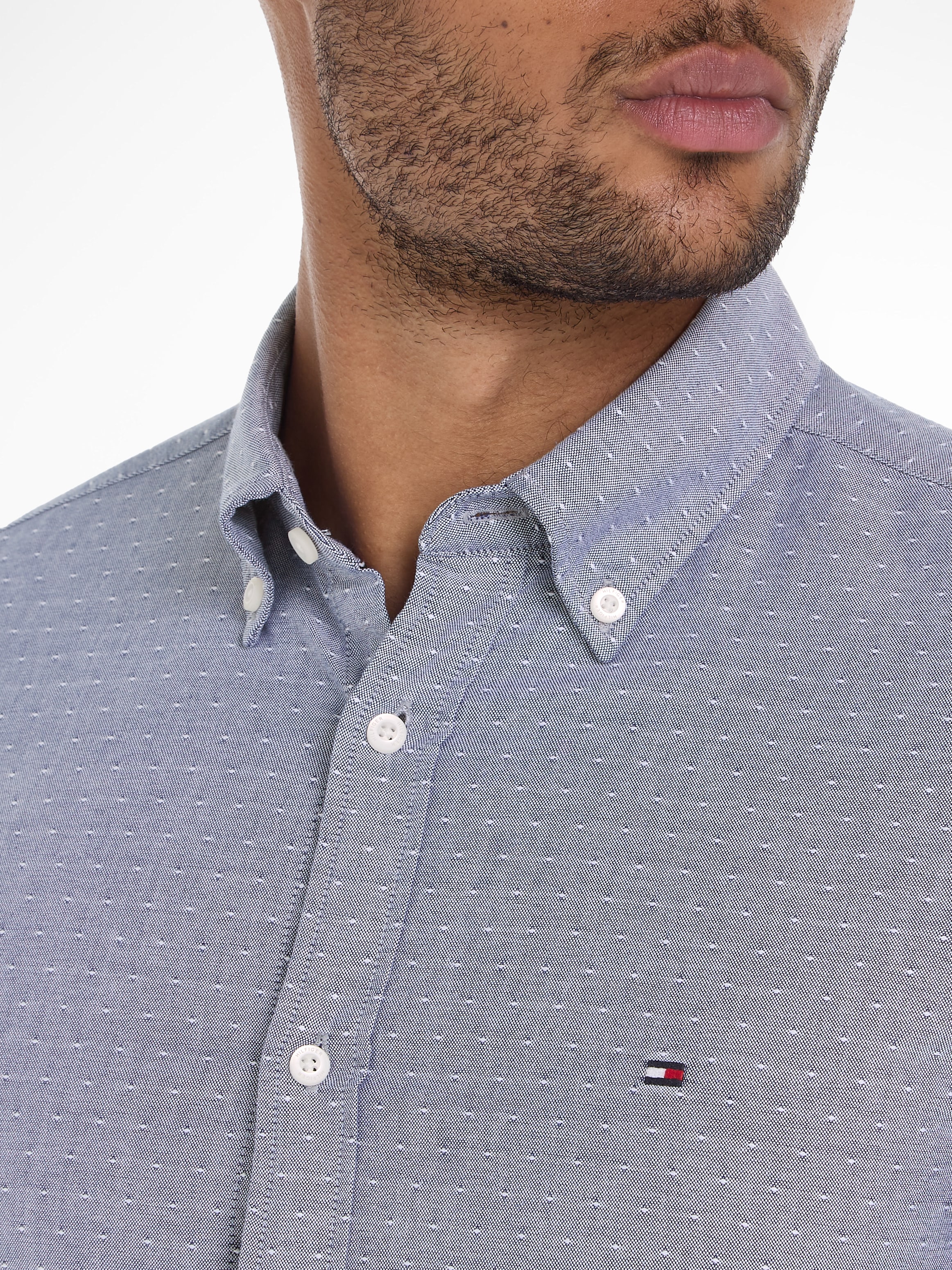 Tommy Hilfiger Chemise à manches longues »OXFORD DOBBY Slim Fit SHIRT«